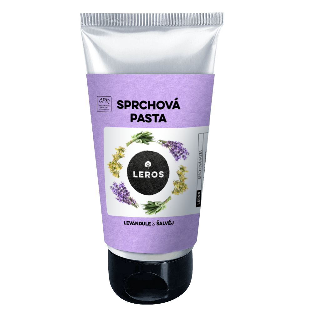 LEROS Sprchová pasta (130 ml) – Levandule & šalvěj – našlehaná textura vhodná i na holení LEROS Sprchová pasta (130 ml) - Levandule & šalvěj - našlehaná textura vhodná i na holení