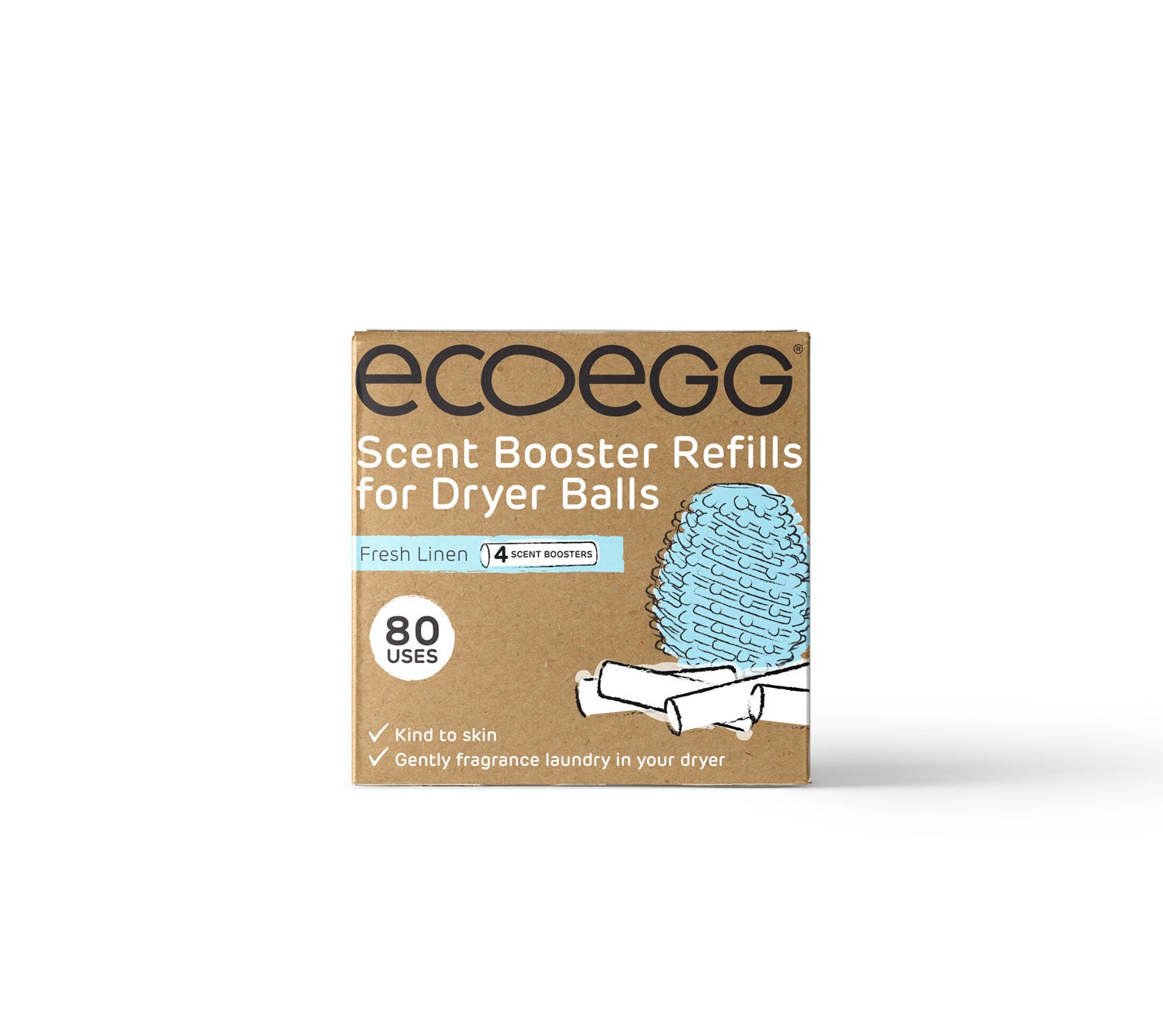 Ecoegg Náplň do vajíčka na sušení prádla – svěží bavlna (4 ks) Ecoegg Náplň do vajíčka na sušení prádla - svěží bavlna (4 ks)