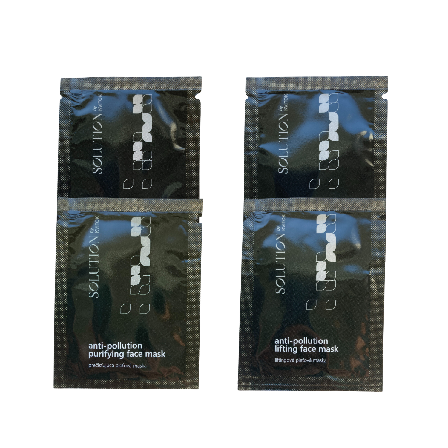 Kvitok Solution Zvýhodněná sada vzorků Anti-pollution pleťové masky (4 x 2 ml) – hydratační Kvitok Solution Zvýhodněná sada vzorků Anti-pollution pleťové masky (4 x 2 ml) - hydratační