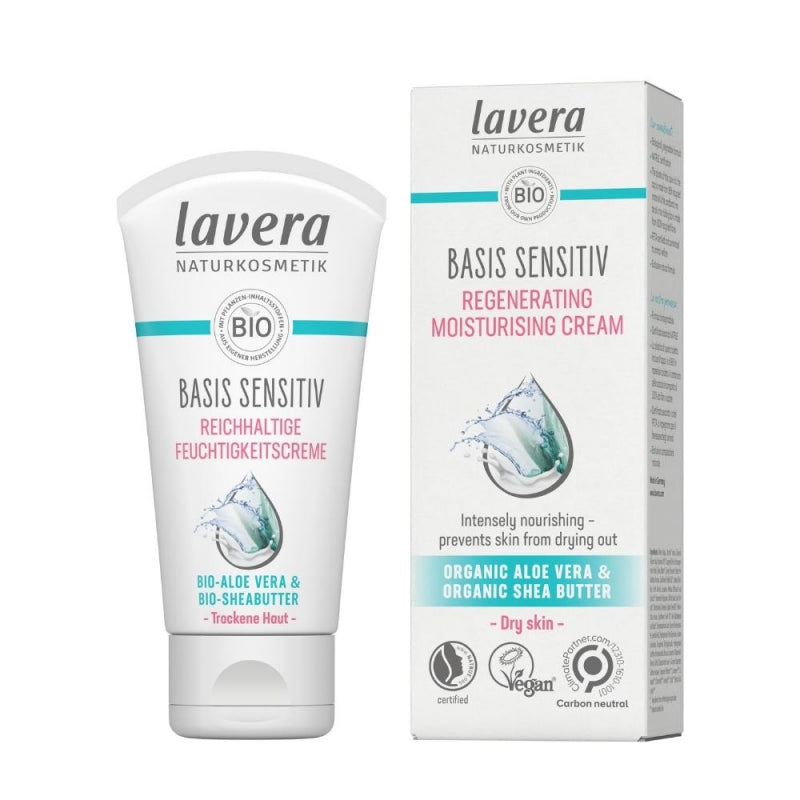 Lavera Basis Sensitive Hydratační a regenerační krém pro suchou pleť – denní (50 ml) – extra výživa a hydratace Lavera Basis Sensitive Hydratační a regenerační krém pro suchou pleť - denní (50 ml) - extra výživa a hydratace