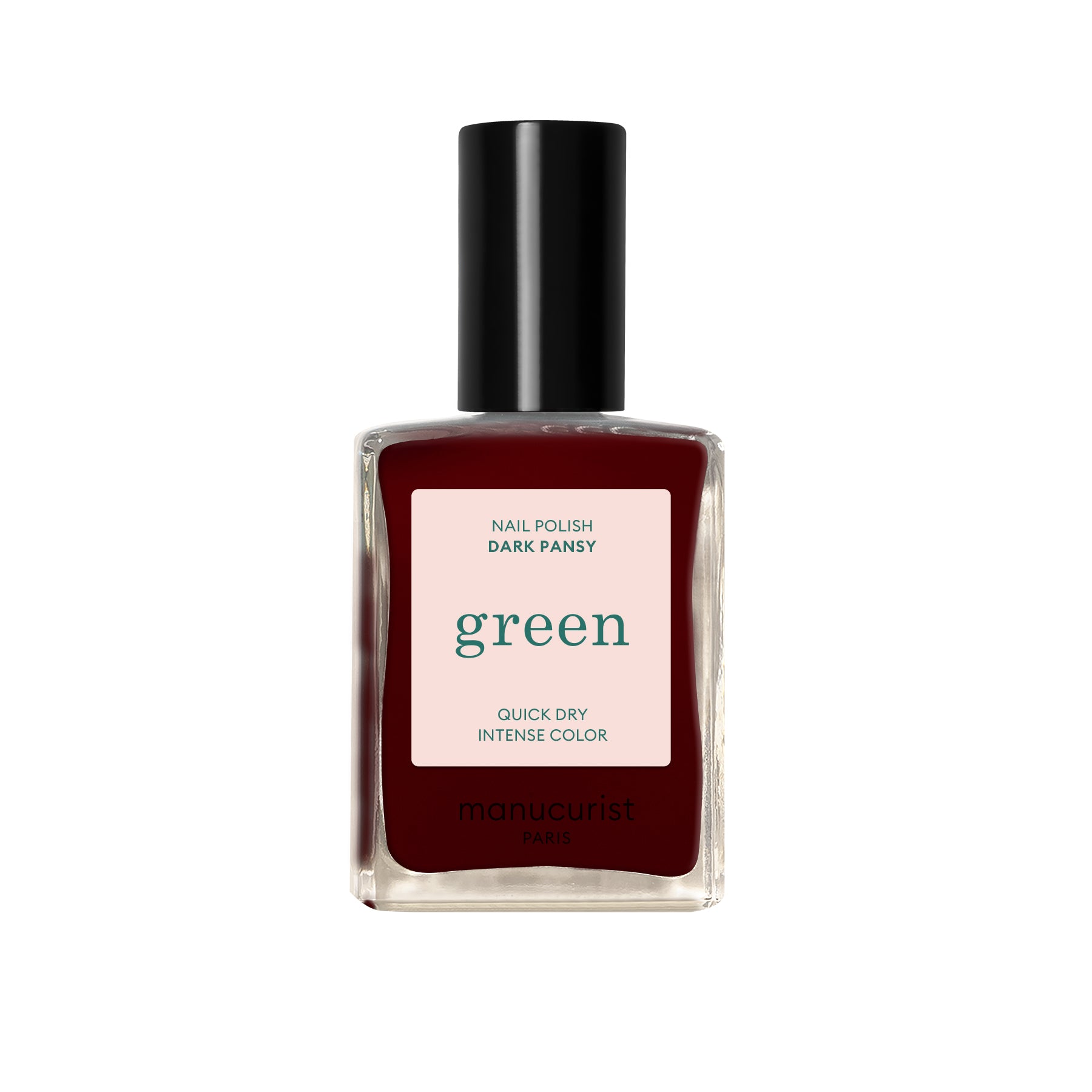 Manucurist Green schnoucí lak na nehty – Dark Pansy (15 ml) – temně rudá barva macešek Manucurist Green schnoucí lak na nehty - Dark Pansy (15 ml) - temně rudá barva macešek