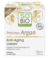 SO’BiO étic Anti-age Precieux Argan Krém denní BIO (50 ml) - hydratuje