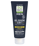 SO’BiO étic Gel sprchový MEN 3v1 - energizující zázvor BIO (200 ml) - na tělo