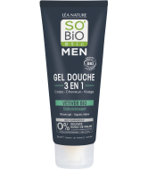 SO’BiO étic Gel sprchový MEN 3v1 - osvěžující vetiver BIO (200 ml) - na tělo
