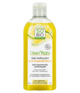 SO’BiO étic Gel čisticí proti nedokonalostem pleti - Clean Yuzu BIO (200 ml) - ideální pro mastnou pleť