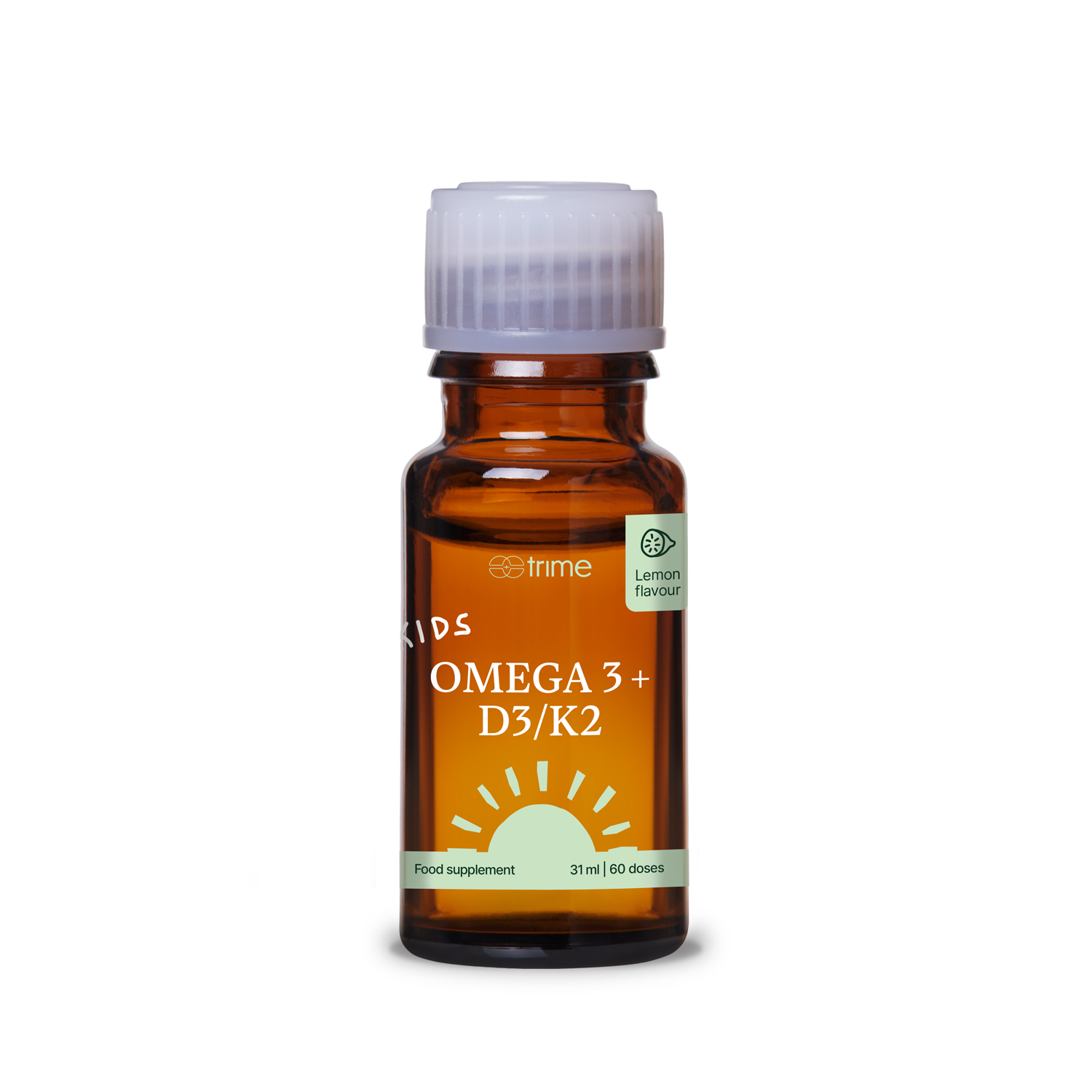 Trime Kids Omega 3 + D3/K2 (31 ml) – s citrusovou příchutí Trime Kids Omega 3 + D3/K2 (31 ml) - s citrusovou příchutí