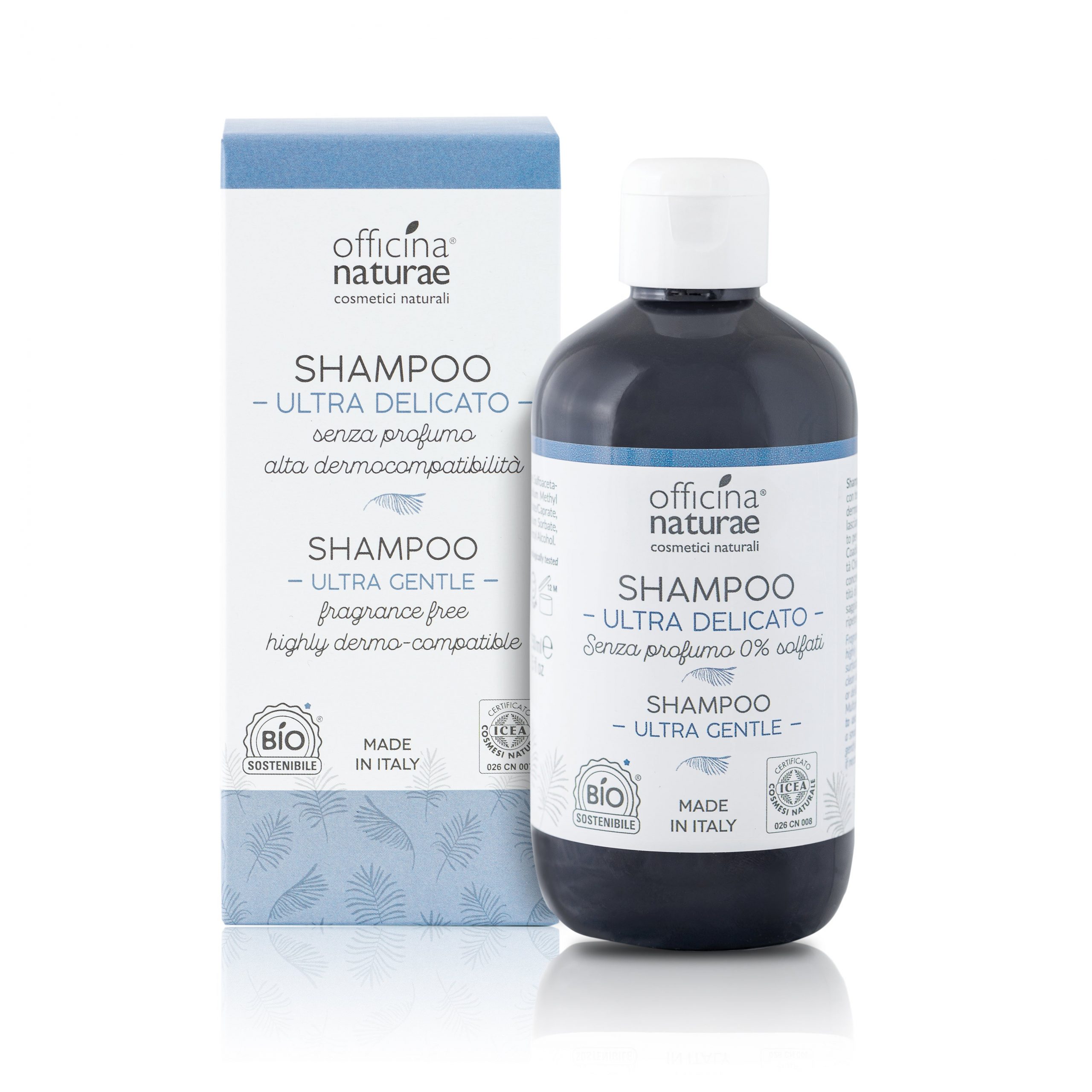 Officina Naturae Šampon pro velmi citlivou pokožku Ultra Delicato (250 ml) – vhodný i pro osoby s mcs Officina Naturae Šampon pro velmi citlivou pokožku Ultra Delicato (250 ml) - vhodný i pro osoby s mcs