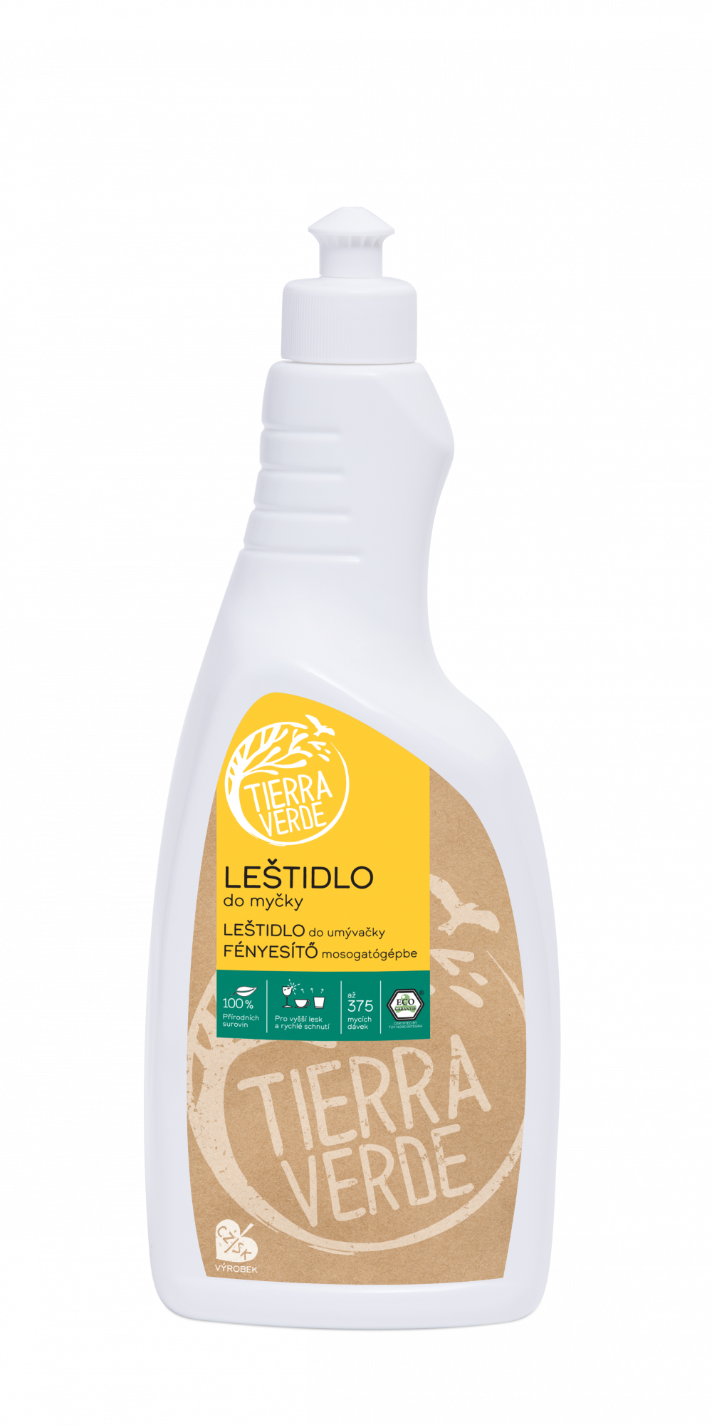 Tierra Verde Leštidlo (oplach) do myčky – INOVACE (750 ml) – II. jakost Tierra Verde Leštidlo (oplach) do myčky - INOVACE (750 ml) - II. jakost