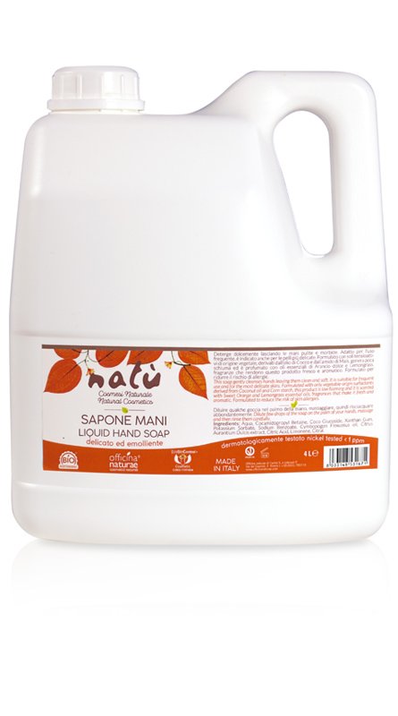 Officina Naturae Tekuté mýdlo na ruce Natú – 4 l Officina Naturae Tekuté mýdlo na ruce Natú - 4 l
