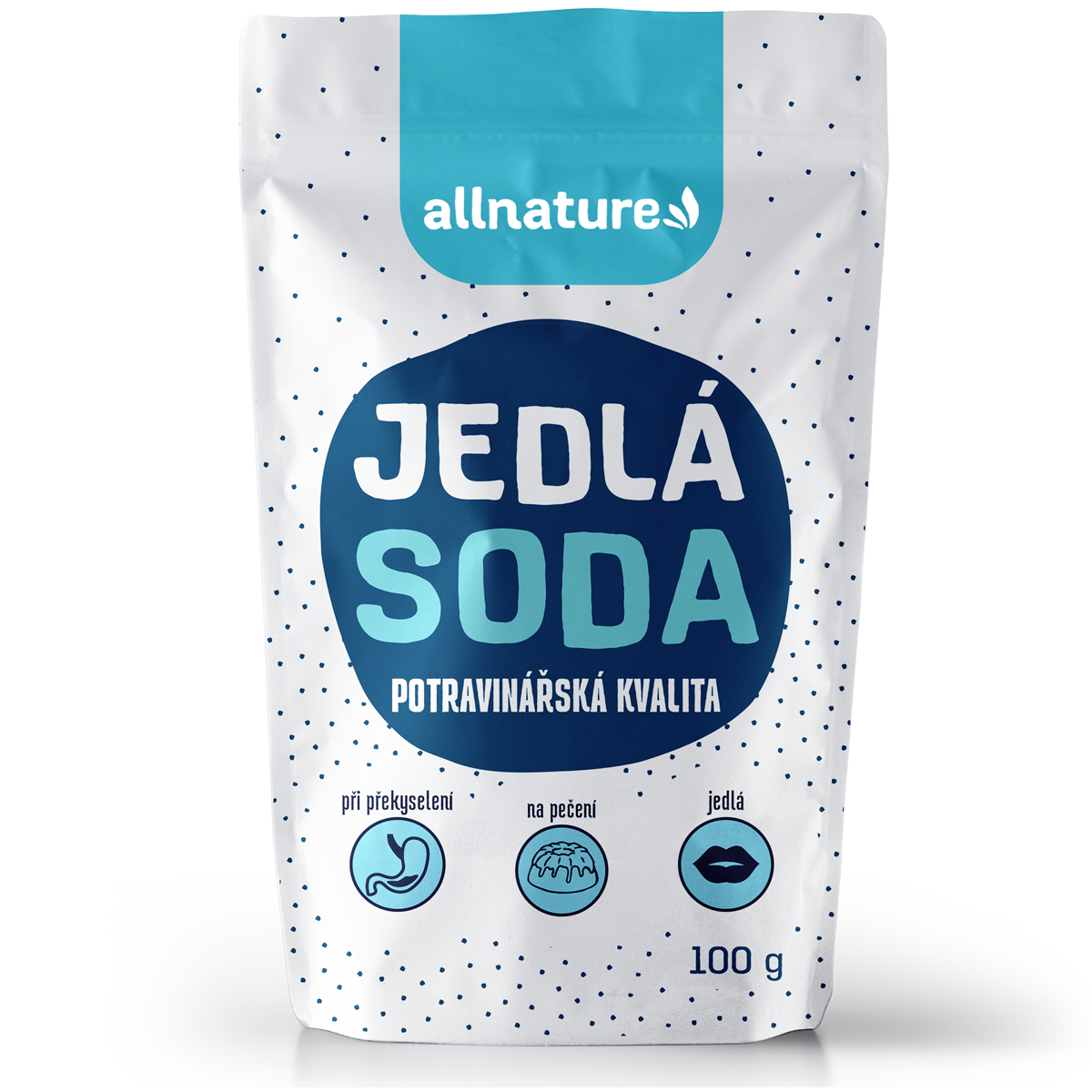 Allnature Jedlá soda – 100 g – potravinářská kvalita Allnature Jedlá soda - 100 g - potravinářská kvalita
