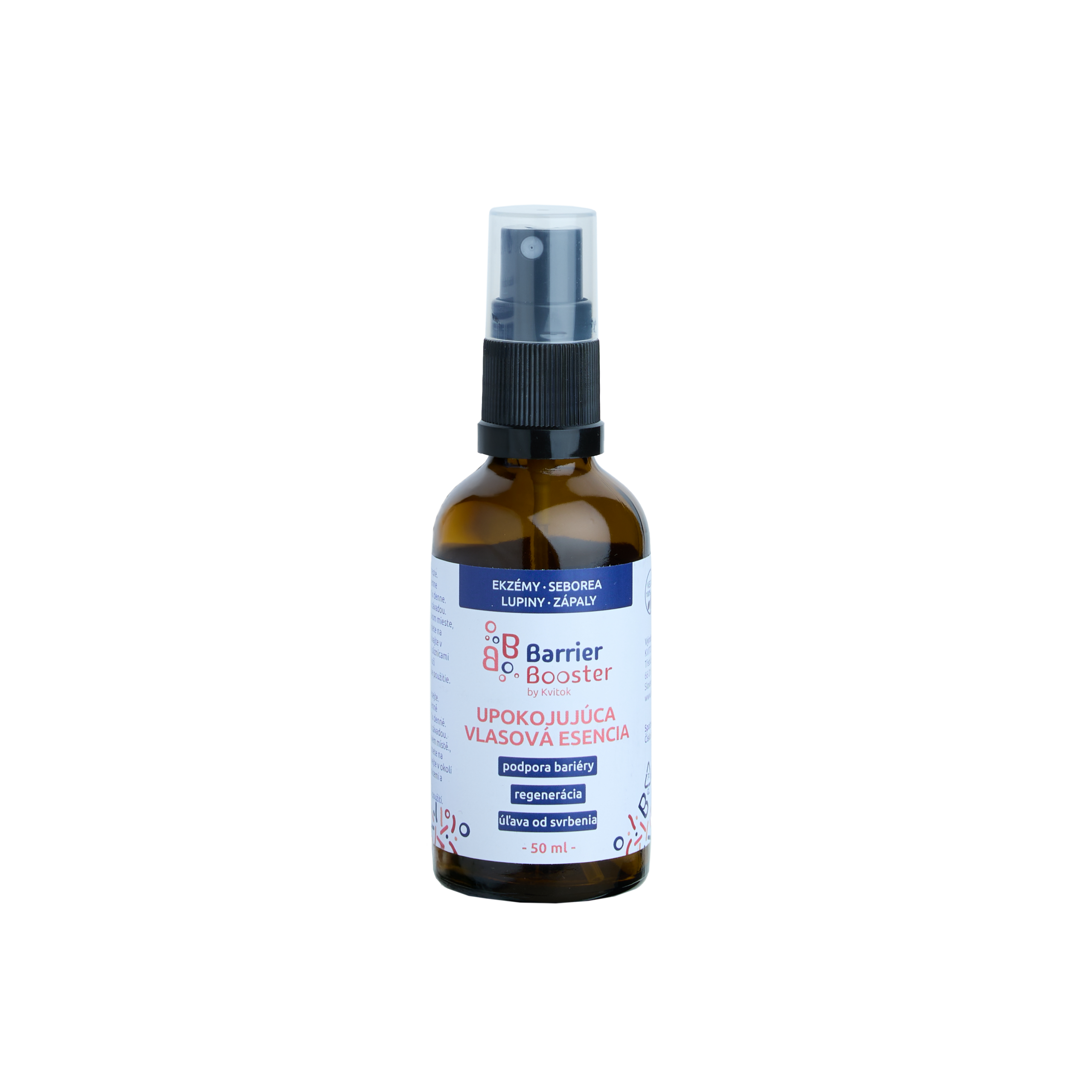Kvitok Barrier Booster Zklidňující vlasová esence (50 ml) – obohacené o ovesné extrakty a levandulovou vodu Kvitok Barrier Booster Zklidňující vlasová esence (50 ml) - obohacené o ovesné extrakty a levandulovou vodu