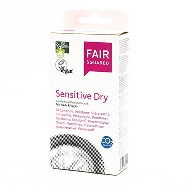 Fair Squared Kondom Sensitive Dry (10 ks) – veganské a fair trade Fair Squared Kondom Sensitive Dry (10 ks) - veganské a fair trade