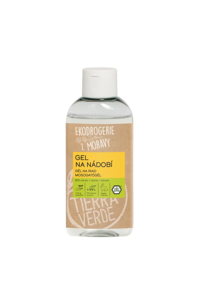 Tierra Verde Gel na nádobí – BIO citron – 100 ml Tierra Verde Gel na nádobí - BIO citron - 100 ml