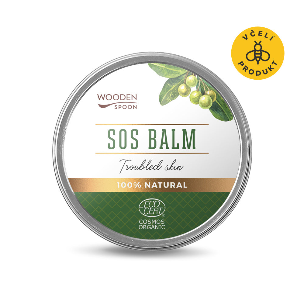 Wooden Spoon SOS balzám BIO (60 ml) – expirace 10/2025 – zklidňuje a regeneruje pokožku Wooden Spoon SOS balzám BIO (60 ml) - expirace 10/2025 - zklidňuje a regeneruje pokožku