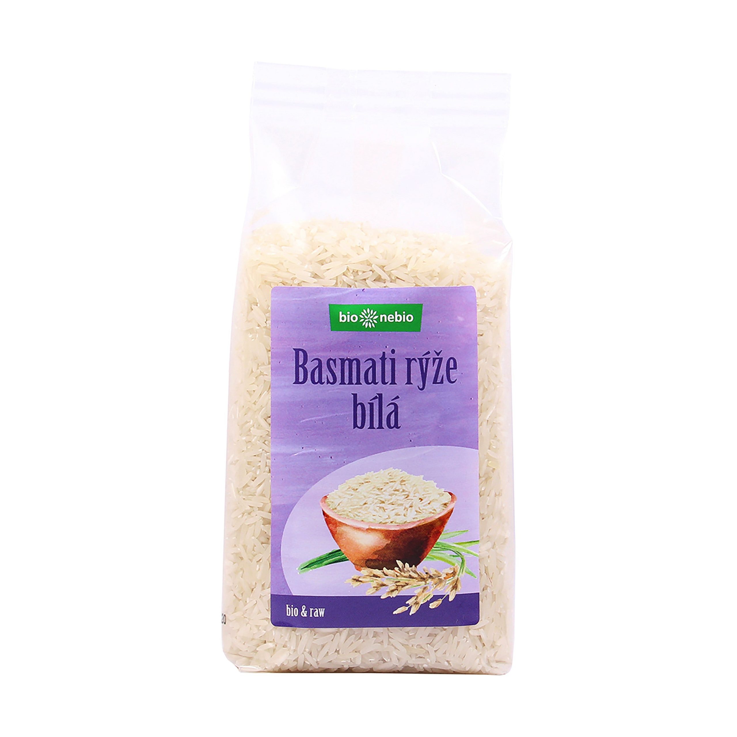 Rýže basmati bílá 500 g BIO   BIO NEBIO Rýže basmati bílá 500 g BIO   BIO NEBIO