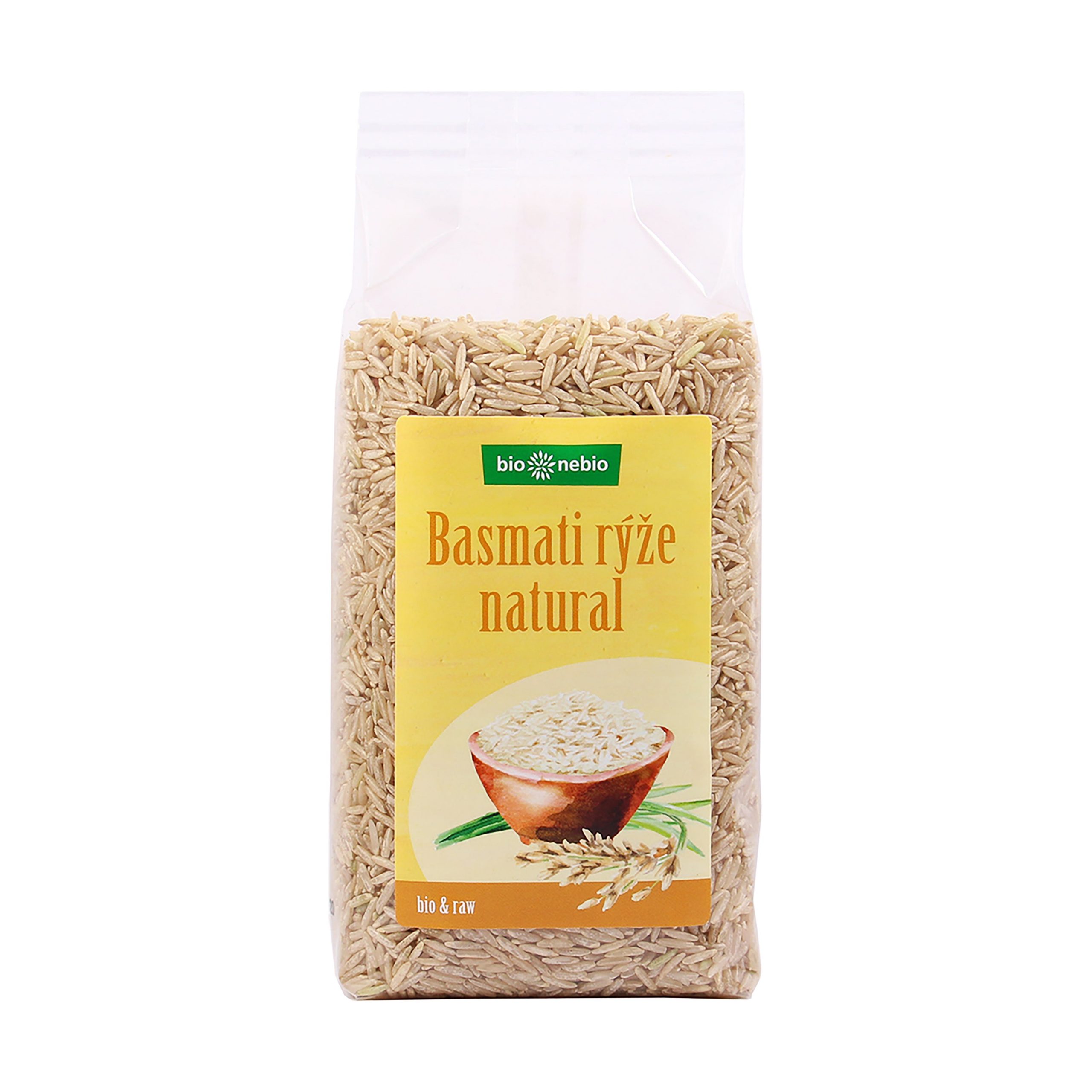 Rýže basmati natural 500 g BIO   BIO NEBIO Rýže basmati natural 500 g BIO   BIO NEBIO