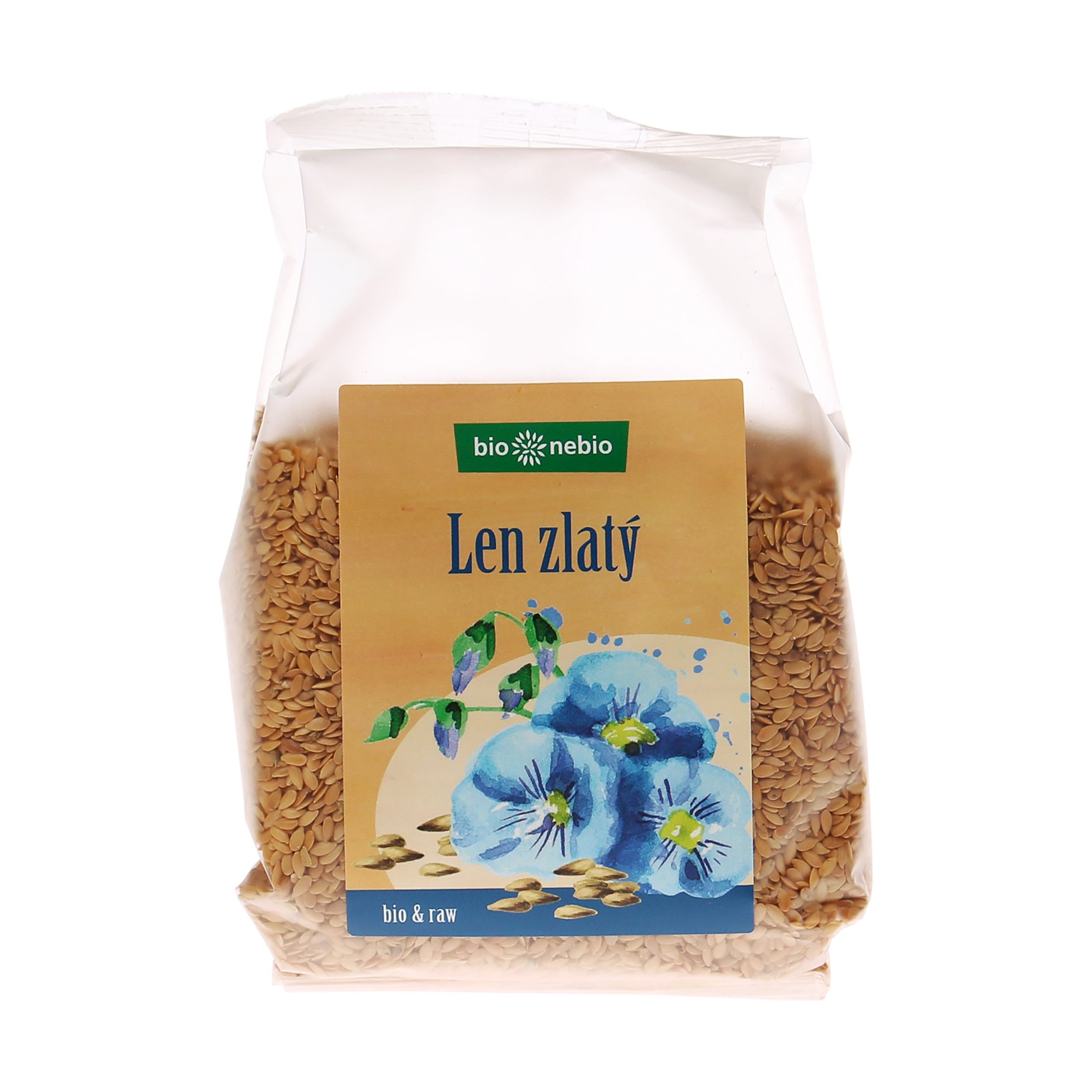 Semínko lněné zlaté  300 g BIO   BIO NEBIO Semínko lněné zlaté  300 g BIO   BIO NEBIO