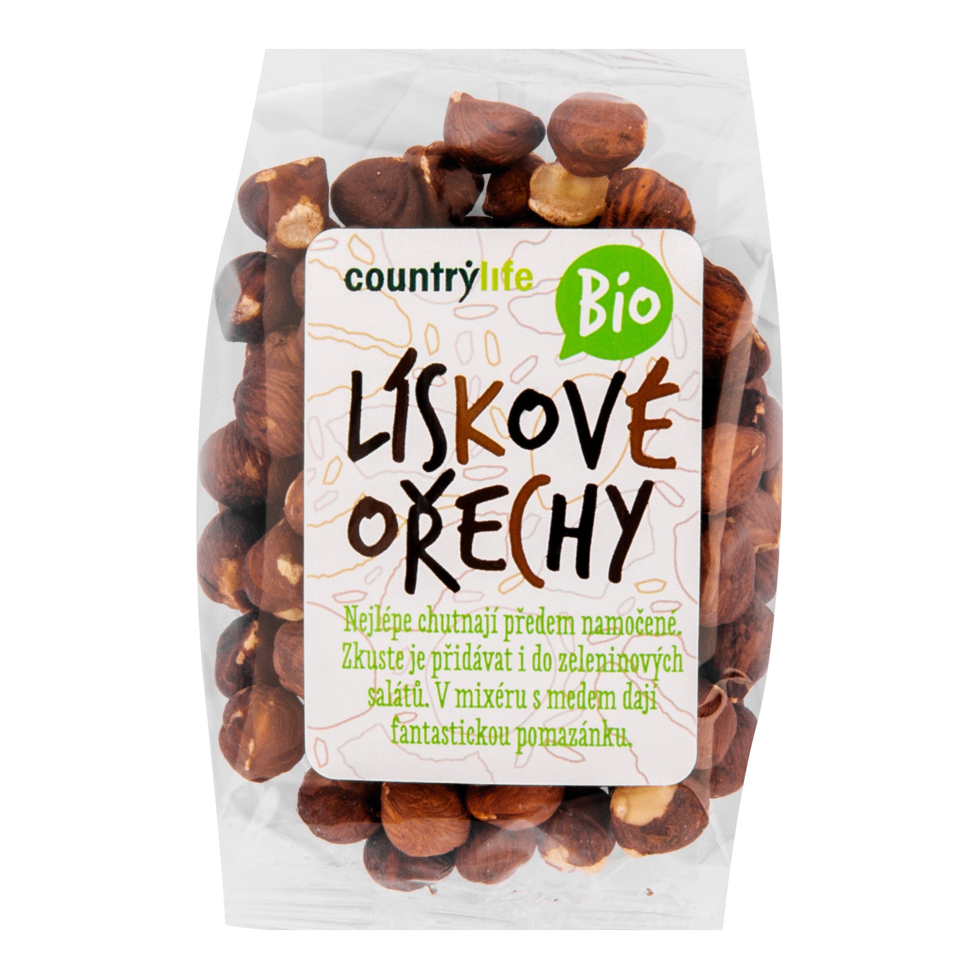 Lískové ořechy 100 g BIO COUNTRY LIFE Lískové ořechy 100 g BIO COUNTRY LIFE