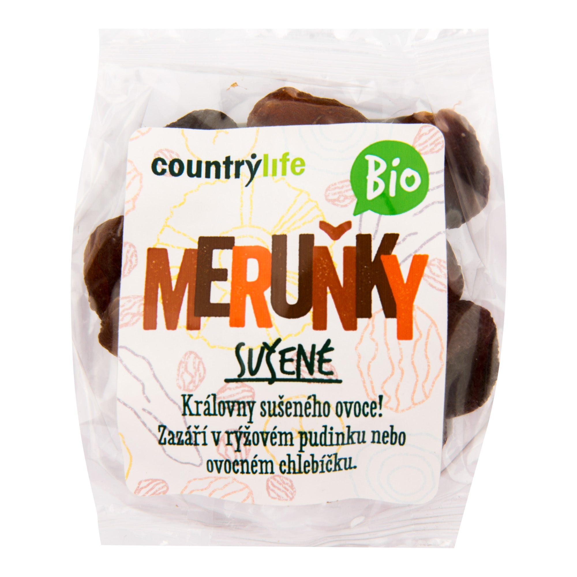 Meruňky sušené 100 g BIO   COUNTRY LIFE Meruňky sušené 100 g BIO   COUNTRY LIFE