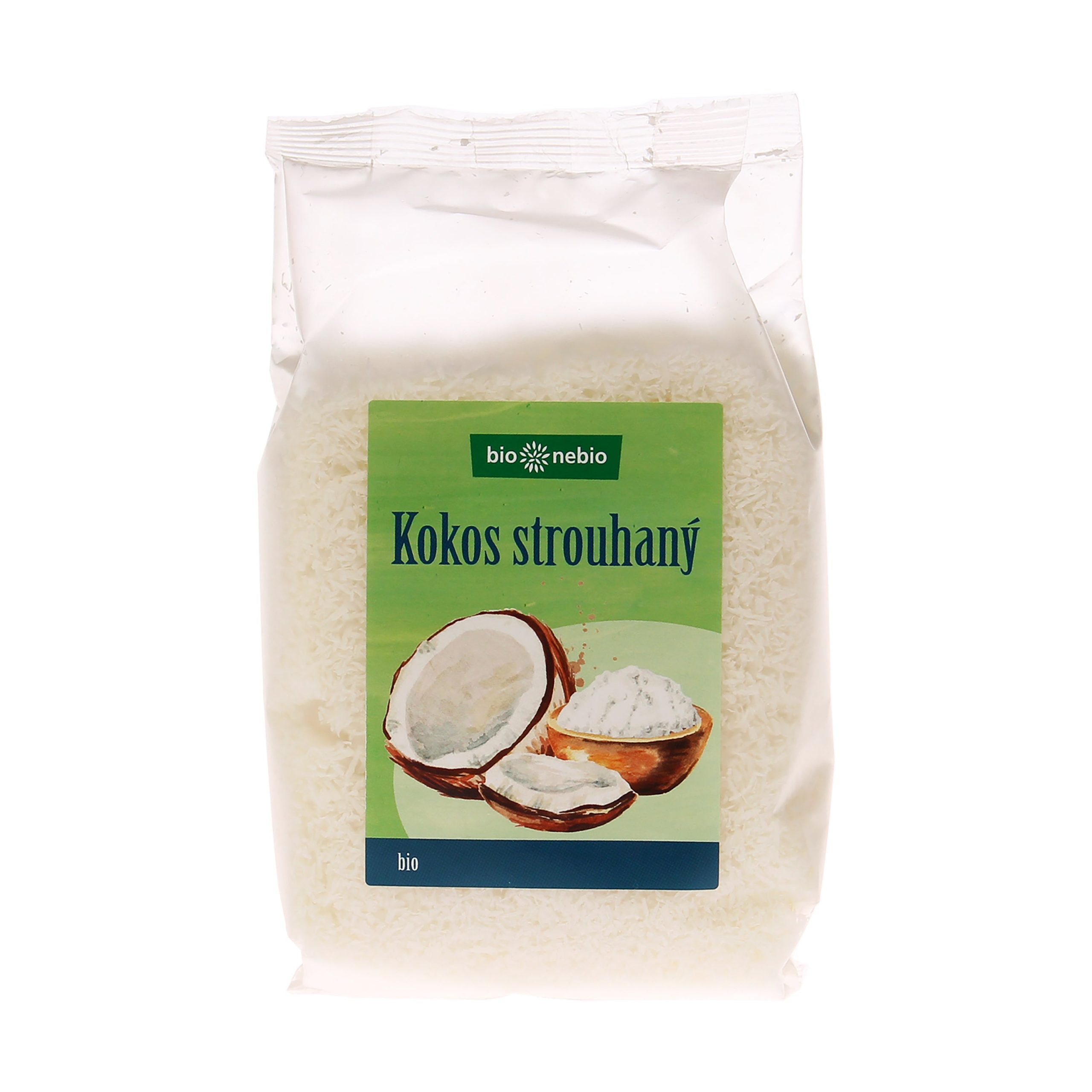 Kokos strouhaný 200 g BIO   BIO NEBIO Kokos strouhaný 200 g BIO   BIO NEBIO