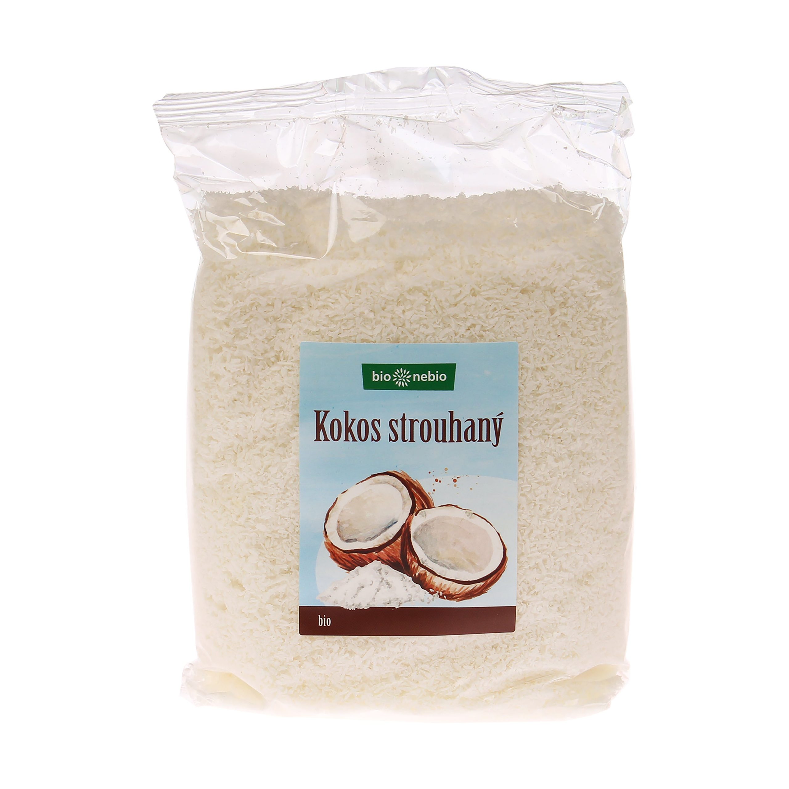 Kokos strouhaný 400 g BIO BIO NEBIO Kokos strouhaný 400 g BIO BIO NEBIO
