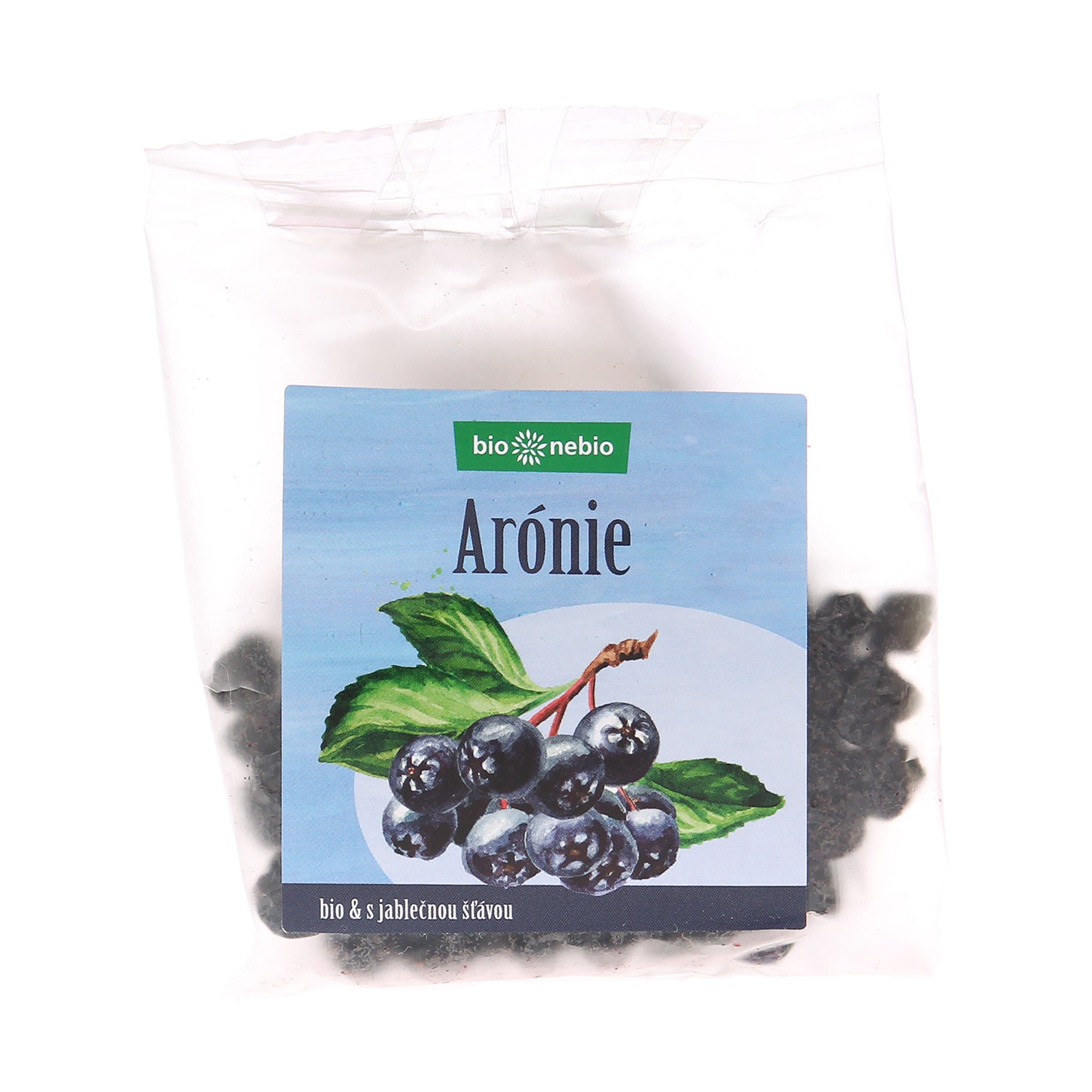 Arónie sušená s jablečnou šťávou 100 g BIO   BIO NEBIO Arónie sušená s jablečnou šťávou 100 g BIO   BIO NEBIO