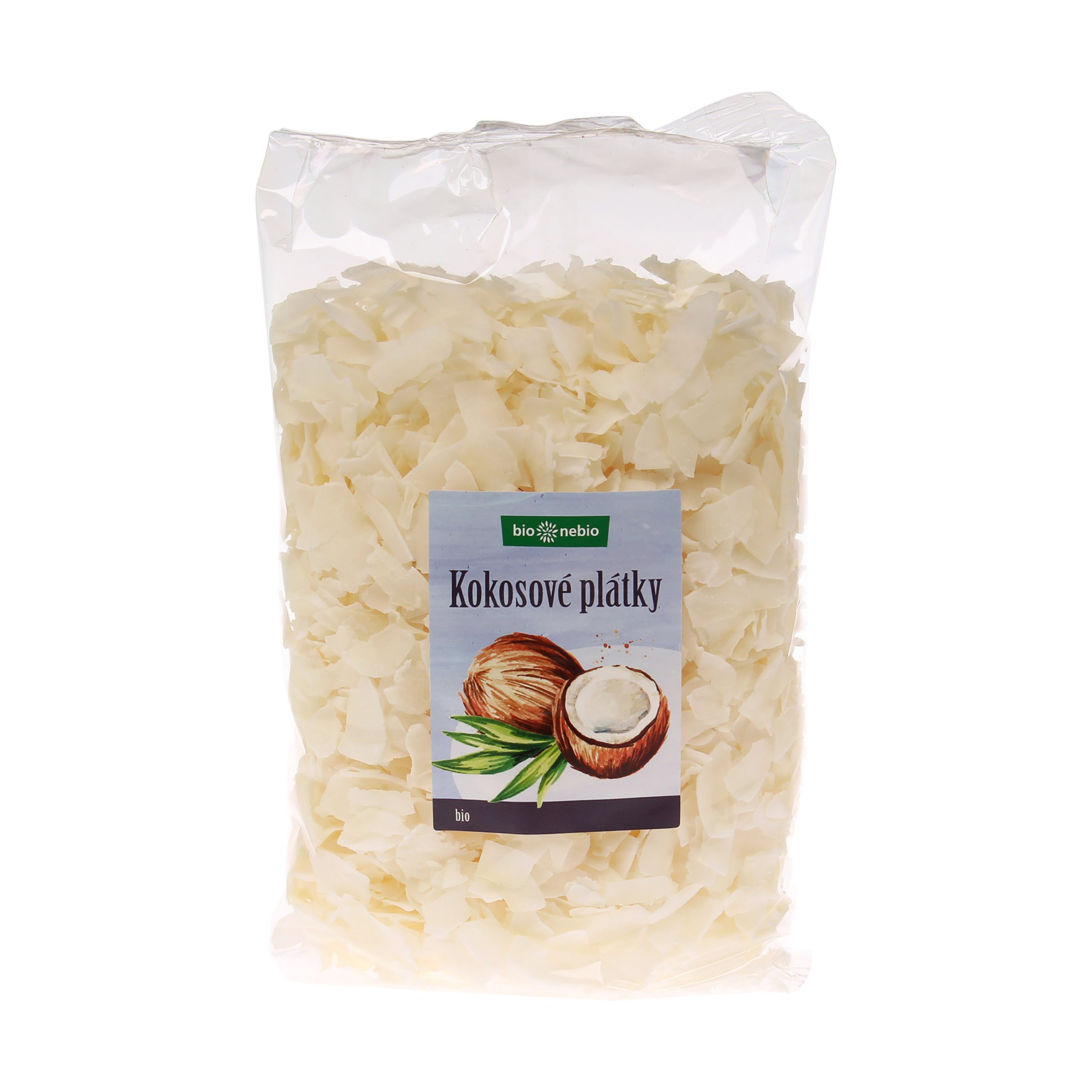 Plátky kokosové 250 g BIO   BIO NEBIO Plátky kokosové 250 g BIO   BIO NEBIO