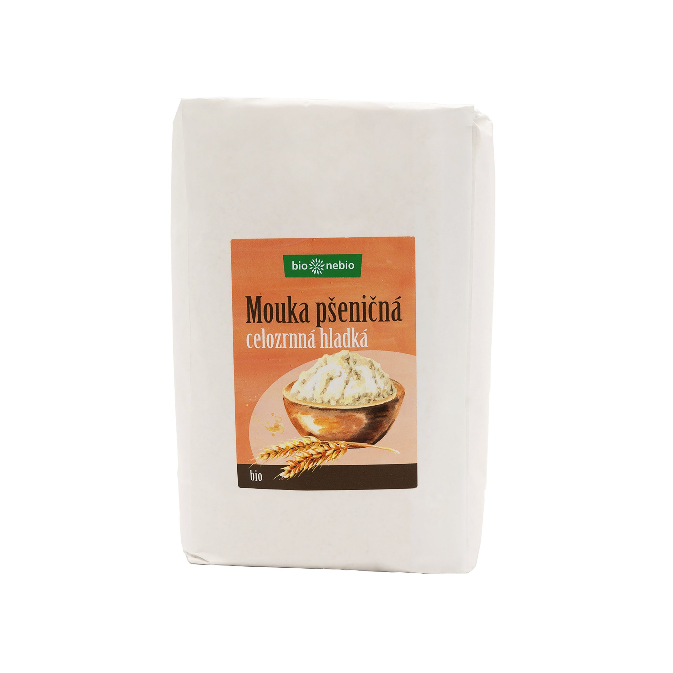 Mouka pšeničná celozrnná hladká 1 kg BIO   BIO NEBIO Mouka pšeničná celozrnná hladká 1 kg BIO   BIO NEBIO