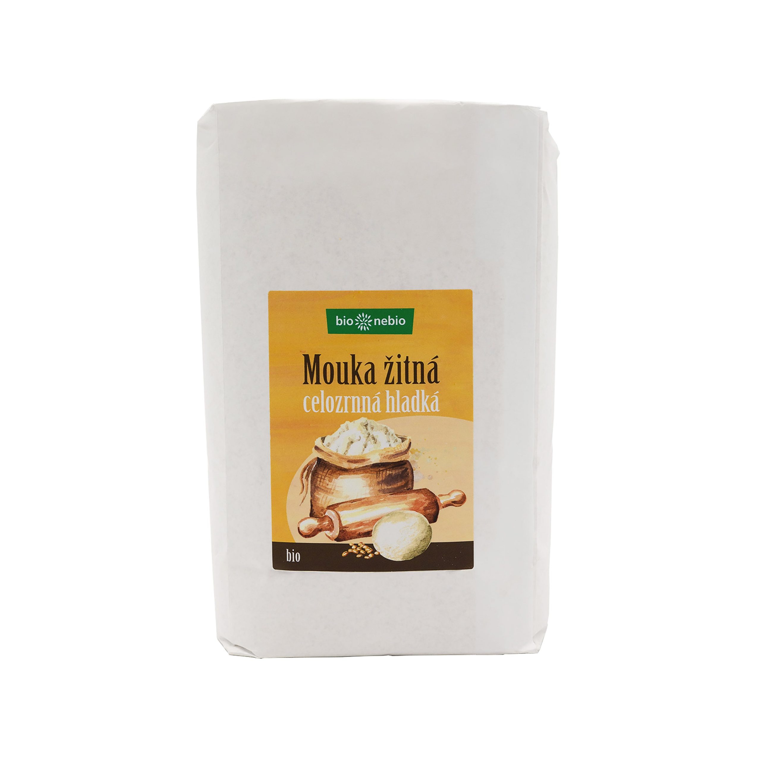 Mouka žitná celozrnná hladká 1 kg BIO   BIO NEBIO Mouka žitná celozrnná hladká 1 kg BIO   BIO NEBIO