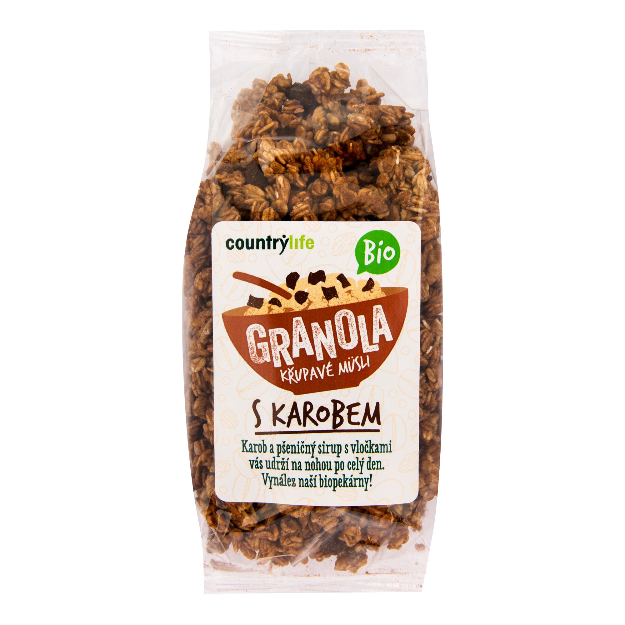Granola – Křupavé müsli s karobem 350 g BIO   COUNTRY LIFE Granola - Křupavé müsli s karobem 350 g BIO   COUNTRY LIFE