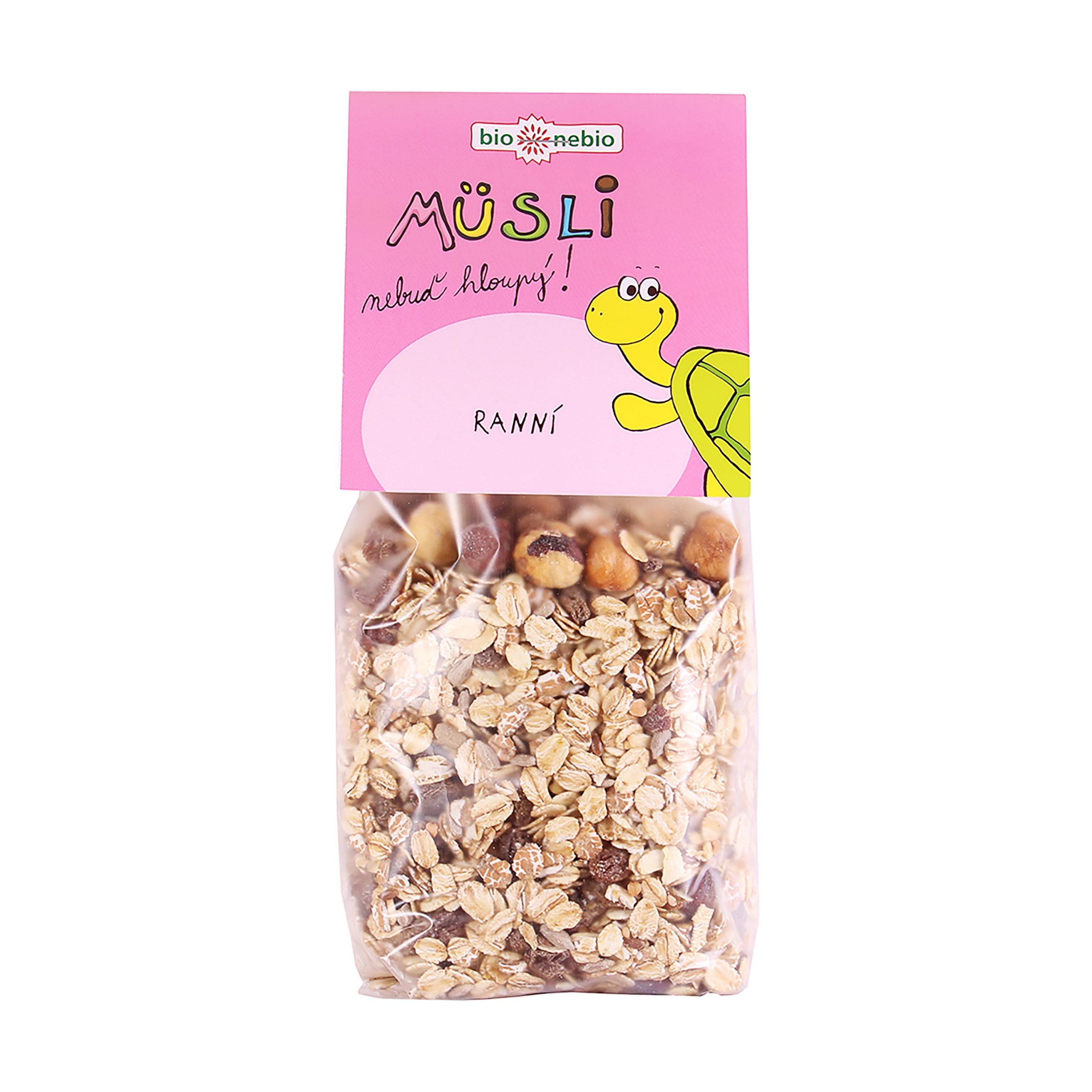 Müsli Nebuď hloupý! Ranní s oříšky 350 g BIO   BIO NEBIO