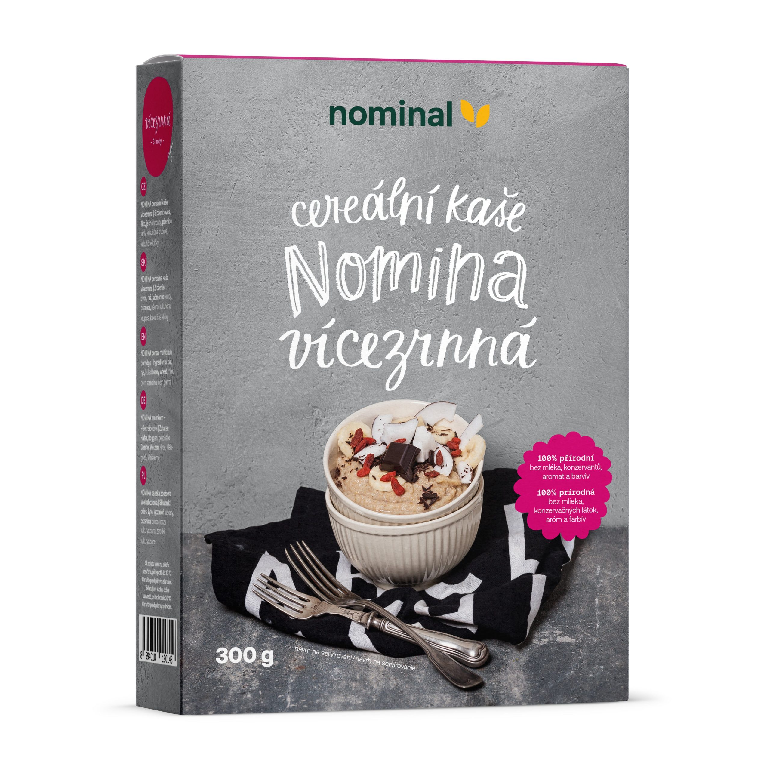 Kaše vícezrnná Nomina 300 g NOMINAL Kaše vícezrnná Nomina 300 g NOMINAL