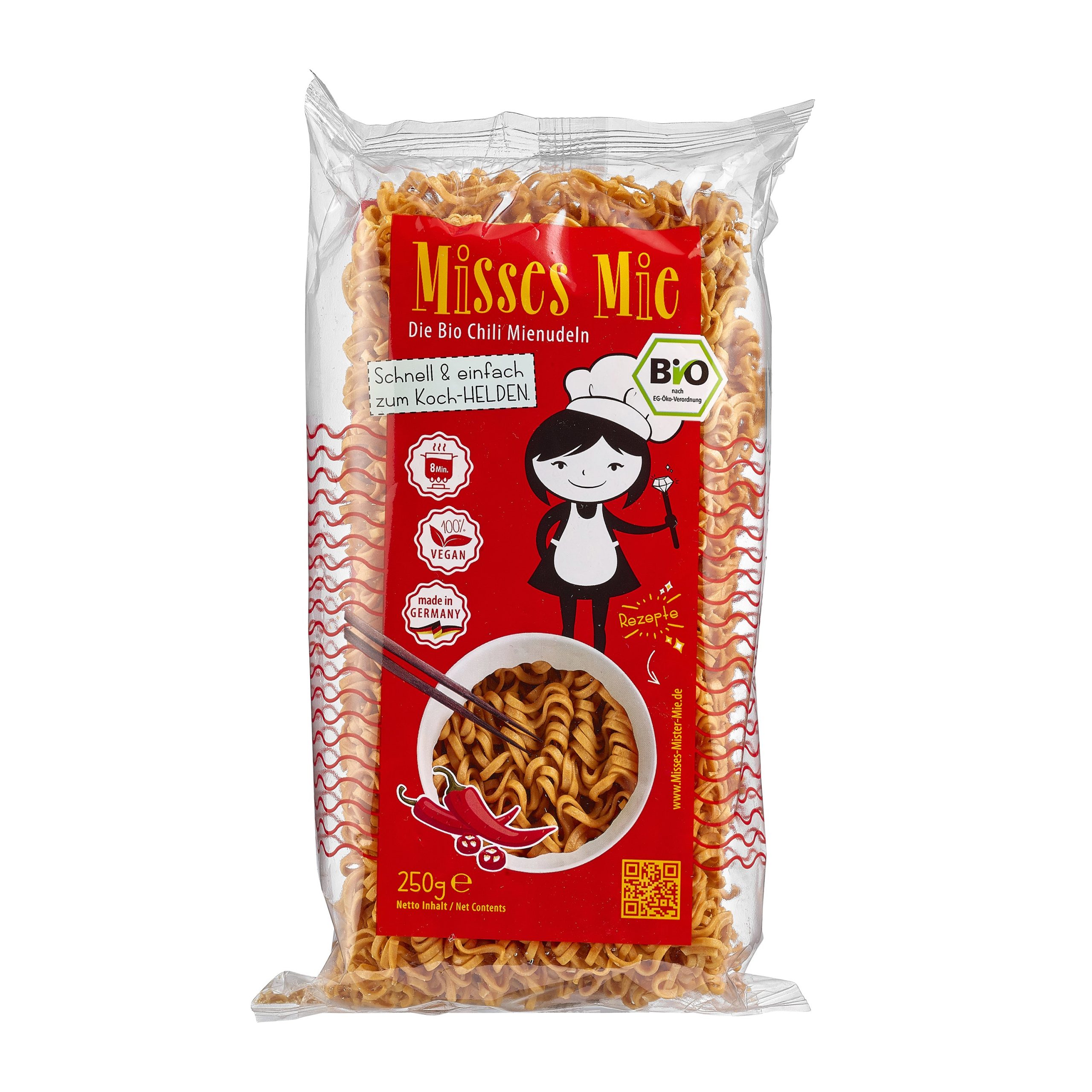 Nudle s chilli instantní 250 g BIO   MISSES & MISTER MIE Nudle s chilli instantní 250 g BIO   MISSES & MISTER MIE