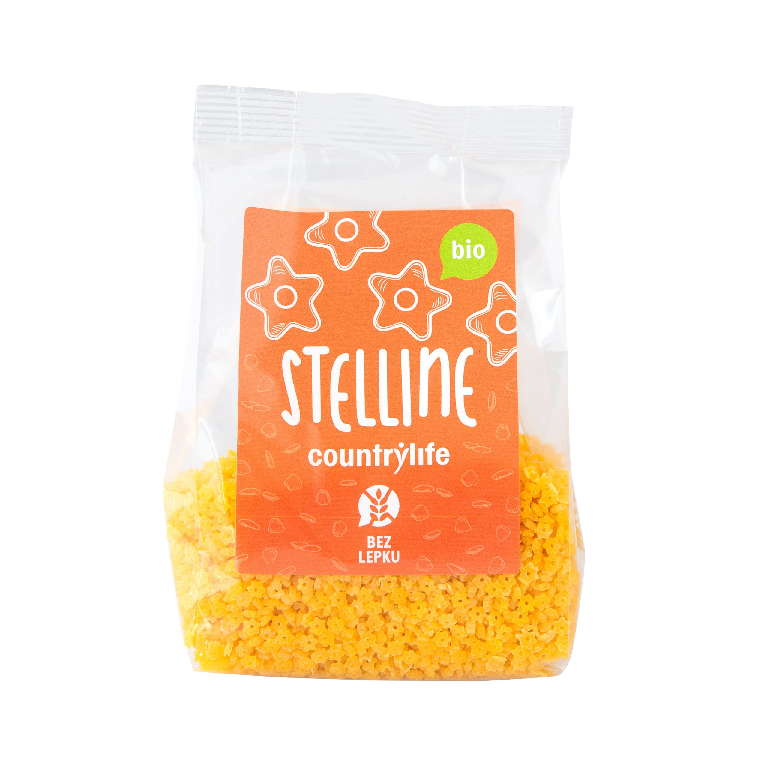 Těstoviny stelline kukuřično-rýžové 250 g BIO   COUNTRY LIFE Těstoviny stelline kukuřično-rýžové 250 g BIO   COUNTRY LIFE