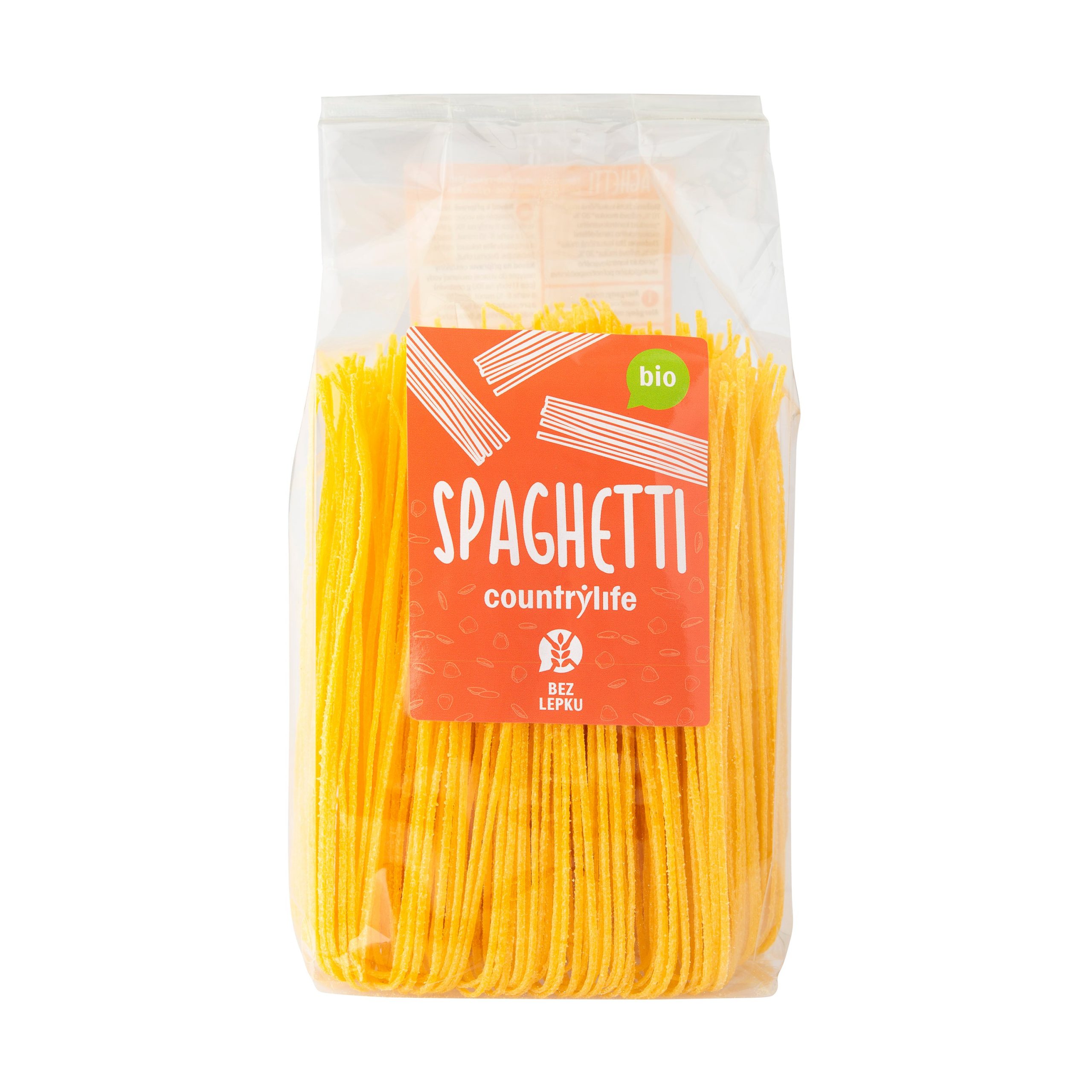 Těstoviny spaghetti kukuřično-rýžové 300 g BIO   COUNTRY LIFE Těstoviny spaghetti kukuřično-rýžové 300 g BIO   COUNTRY LIFE