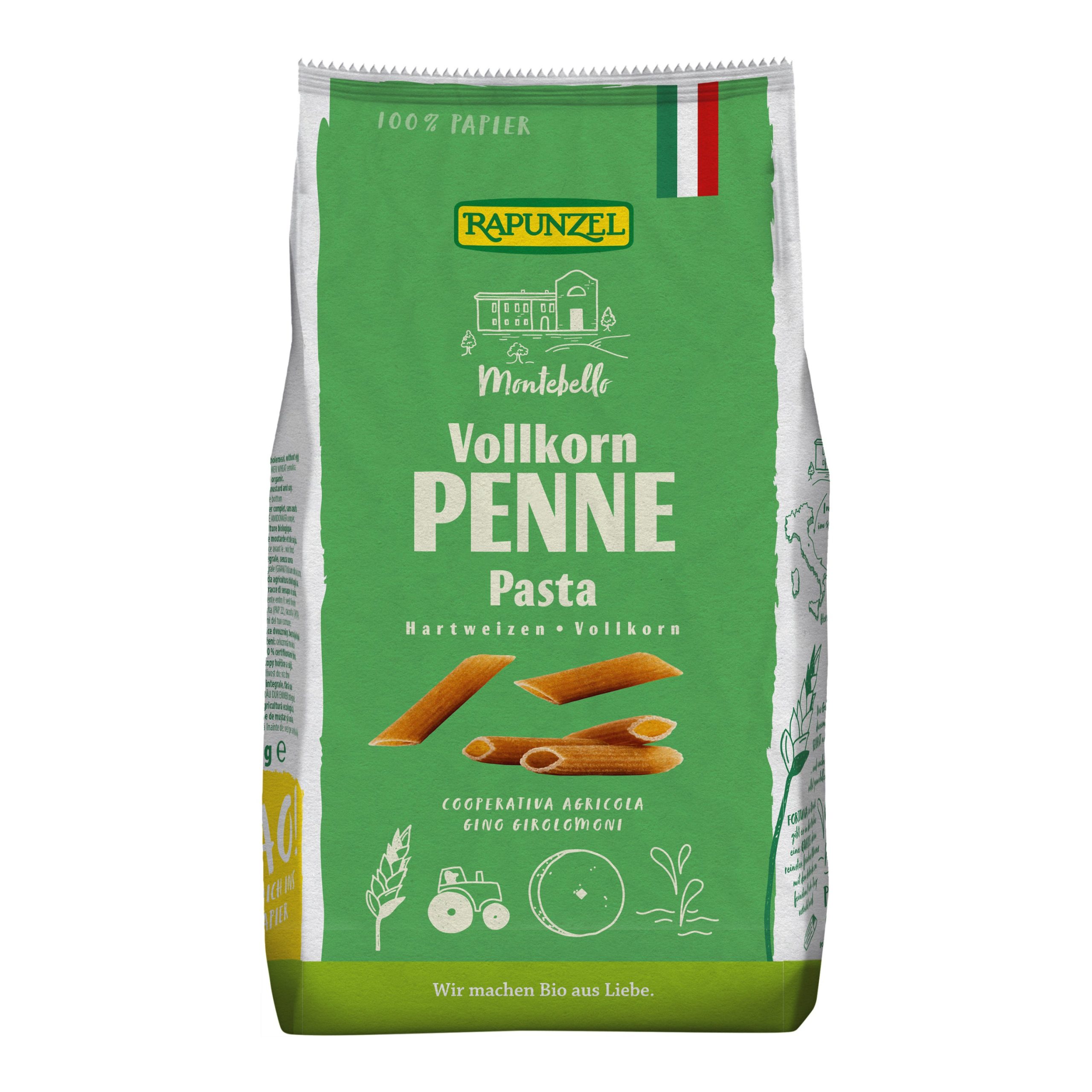 Penne celozrnné 500 g BIO   RAPUNZEL Penne celozrnné 500 g BIO   RAPUNZEL