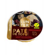 Paté z tofu s brusinkami 75 g   LUNTER