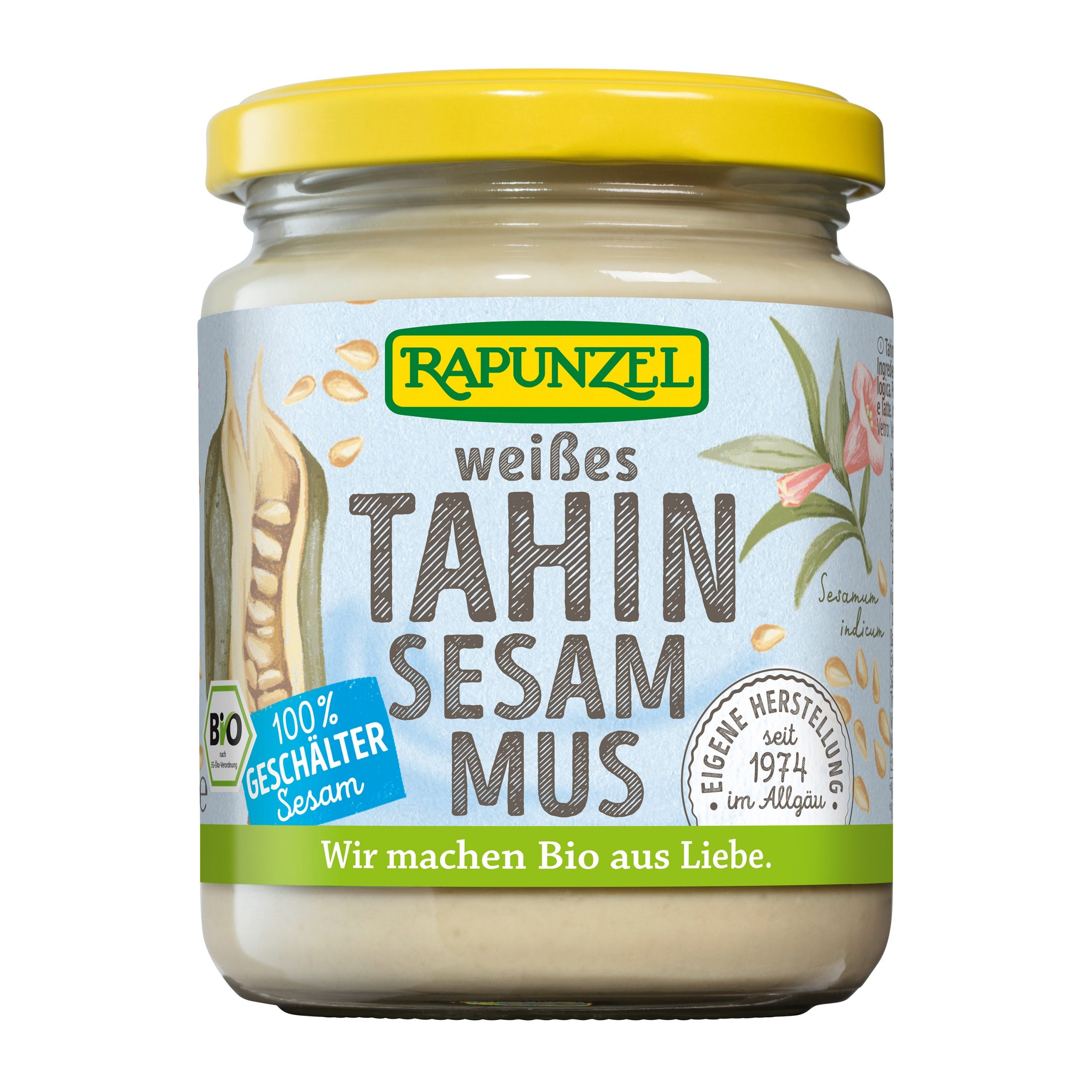 Tahini bílé sezamová pasta 100 % 250 g BIO   RAPUNZEL Tahini bílé sezamová pasta 100 % 250 g BIO   RAPUNZEL