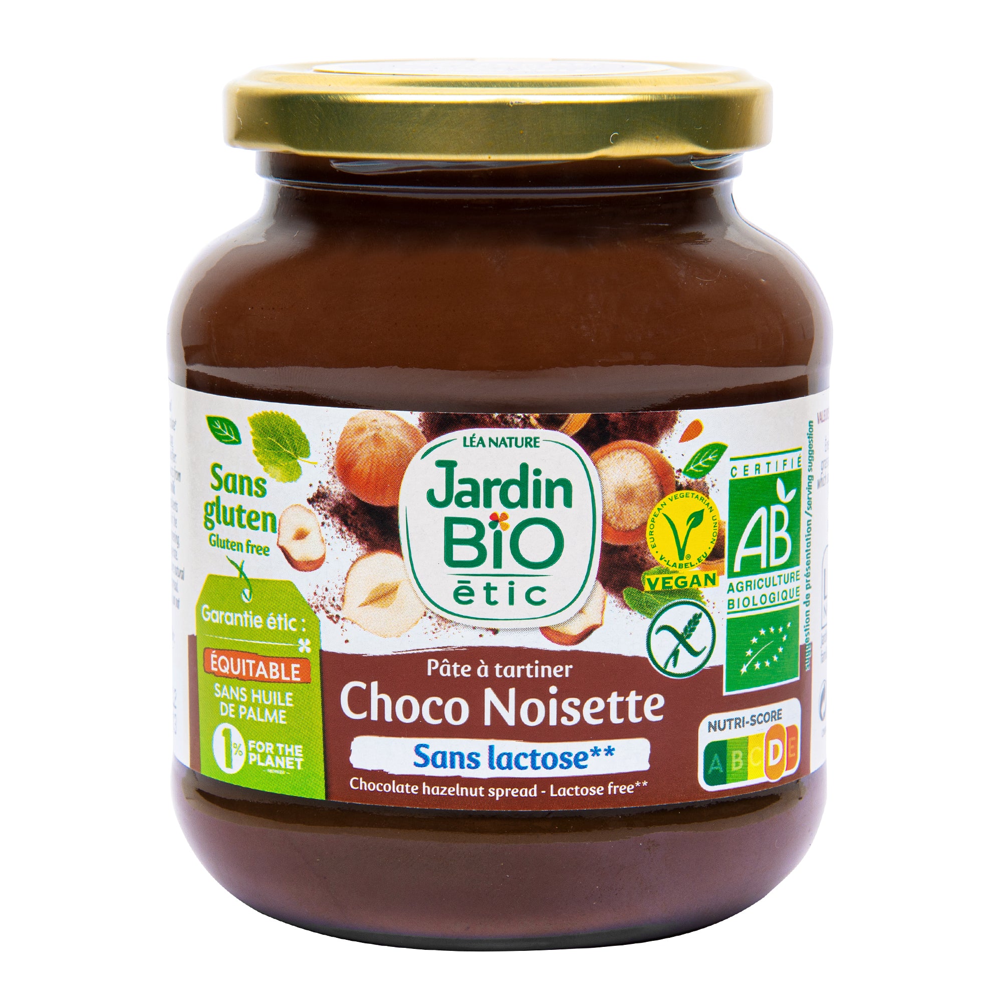 Pomazánka čokoládovo-lískooříšková bez laktózy 350 g BIO JARDIN BIO Pomazánka čokoládovo-lískooříšková bez laktózy 350 g BIO JARDIN BIO