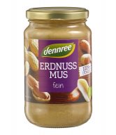 Krém z pražených arašídů jemný 350 g BIO   DENNREE