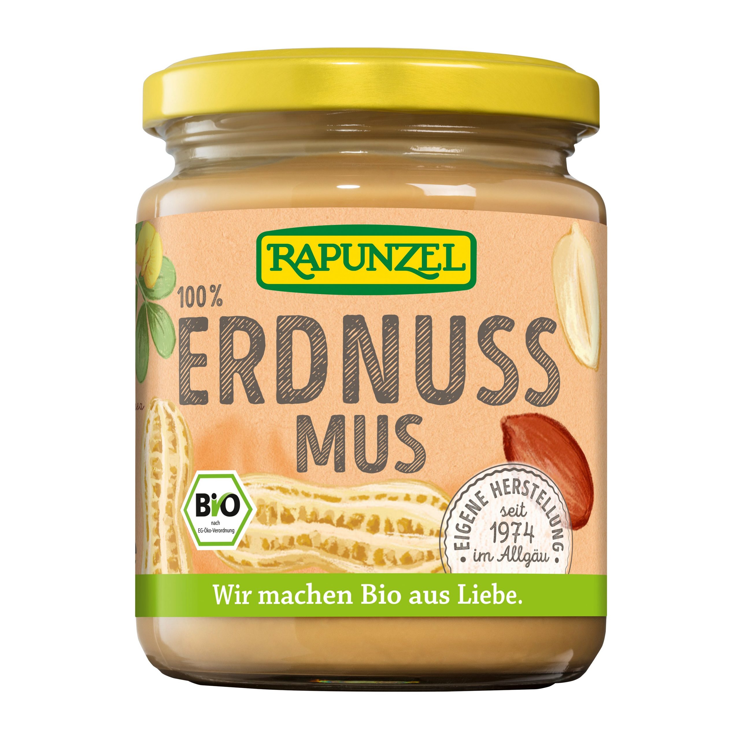 Pasta 100 % arašídová jemná 250 g BIO RAPUNZEL Pasta 100 % arašídová jemná 250 g BIO RAPUNZEL