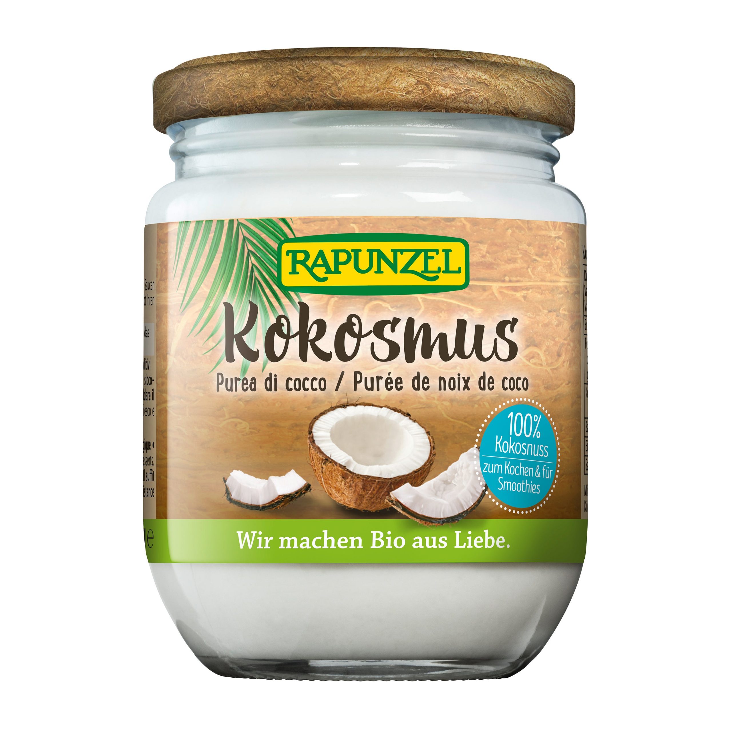 Pasta kokosová 100 % 215 g BIO   RAPUNZEL Pasta kokosová 100 % 215 g BIO   RAPUNZEL