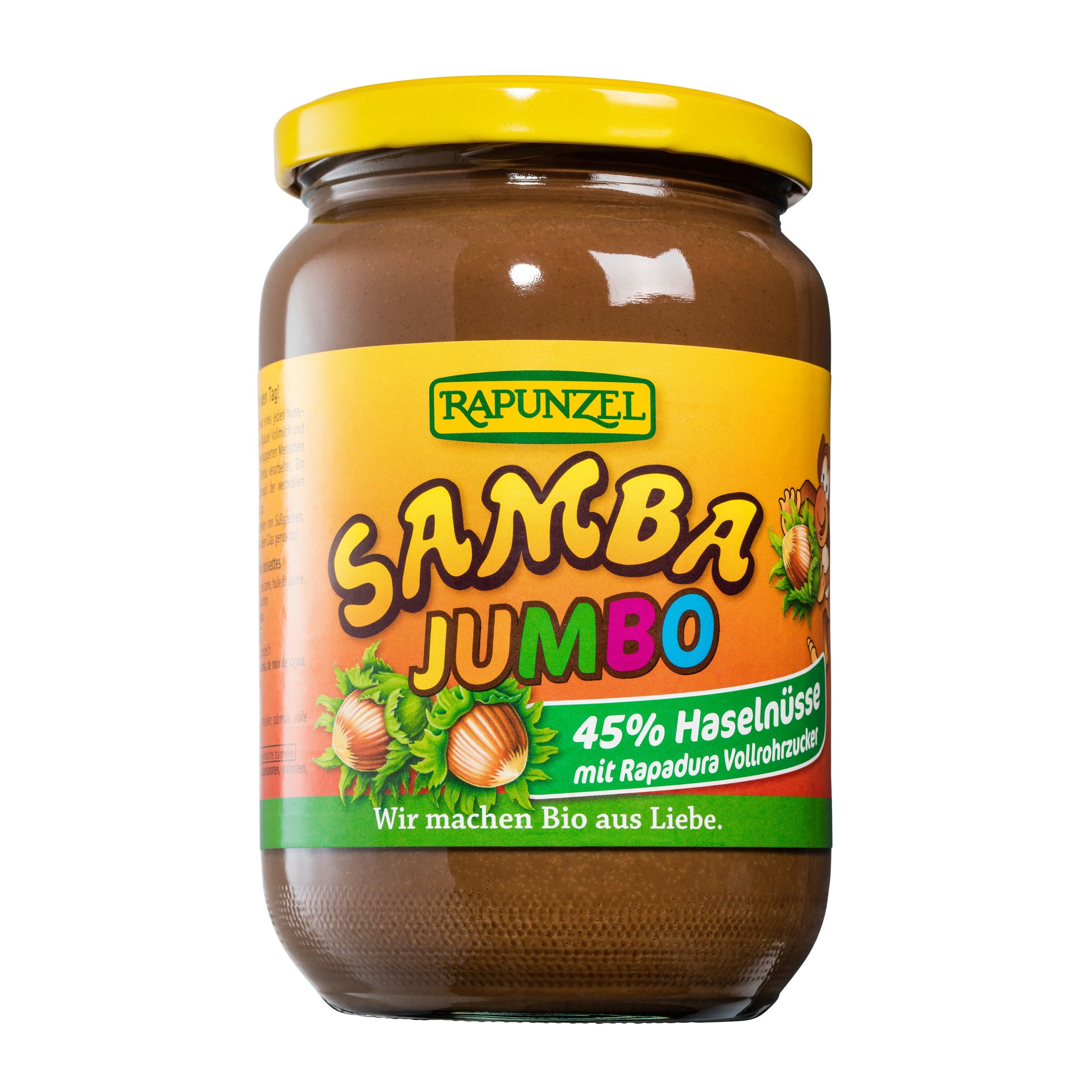 Pomazánka oříšková SAMBA jumbo 750 g BIO   RAPUNZEL Pomazánka oříšková SAMBA jumbo 750 g BIO   RAPUNZEL