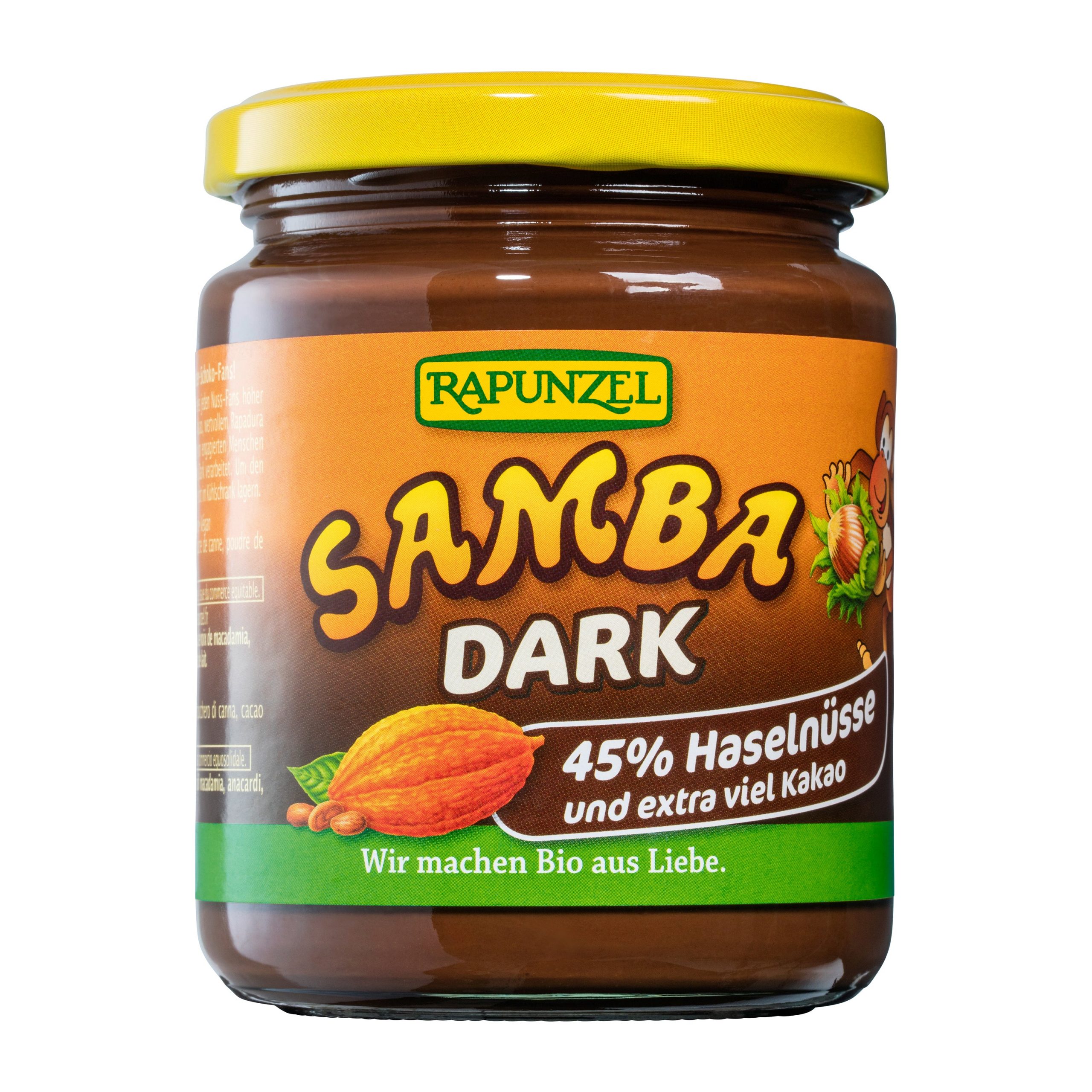 Pomazánka oříšková SAMBA dark 250 g BIO   RAPUNZEL Pomazánka oříšková SAMBA dark 250 g BIO   RAPUNZEL