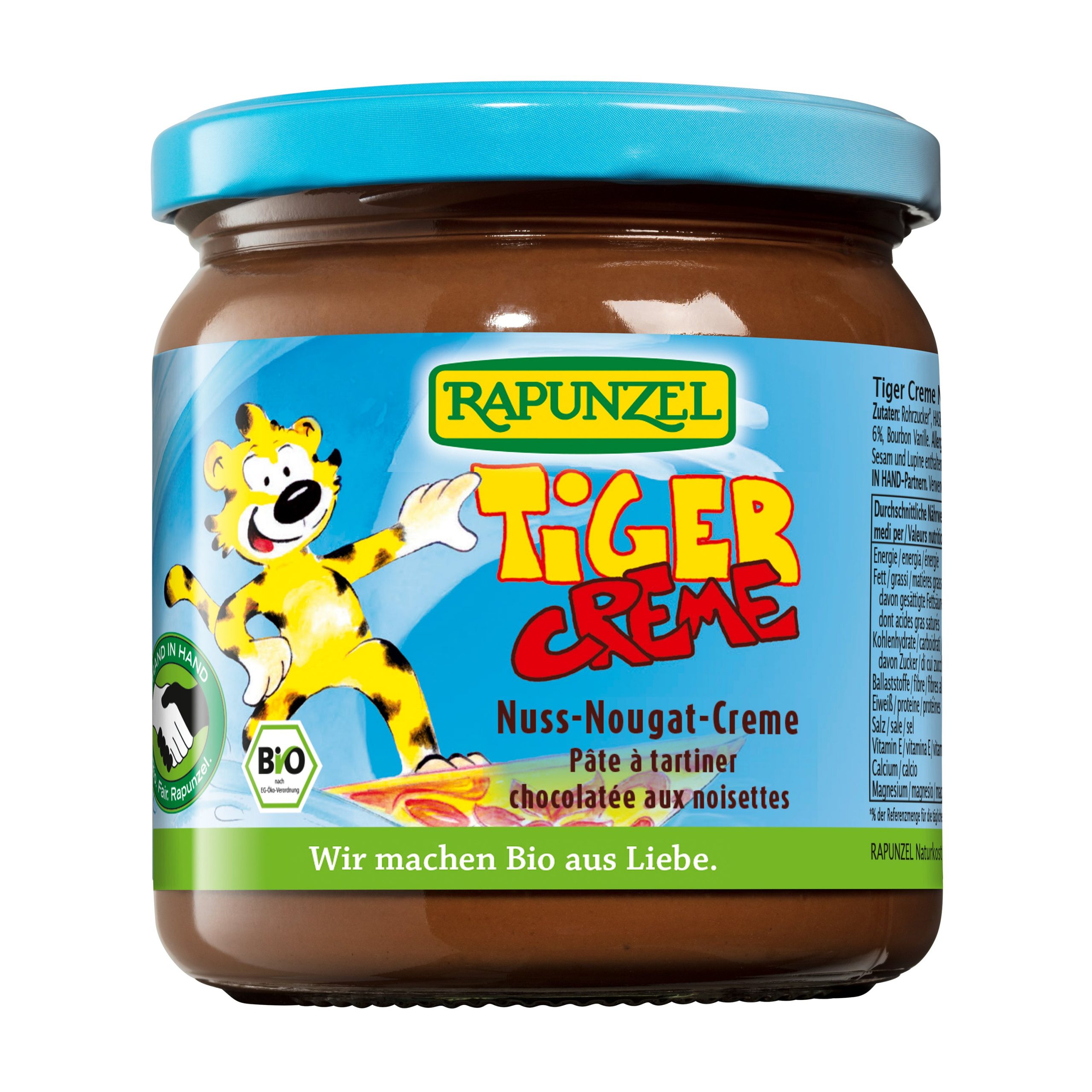 Pomazánka nugátová Tygr 400 g BIO   RAPUNZEL Pomazánka nugátová Tygr 400 g BIO   RAPUNZEL