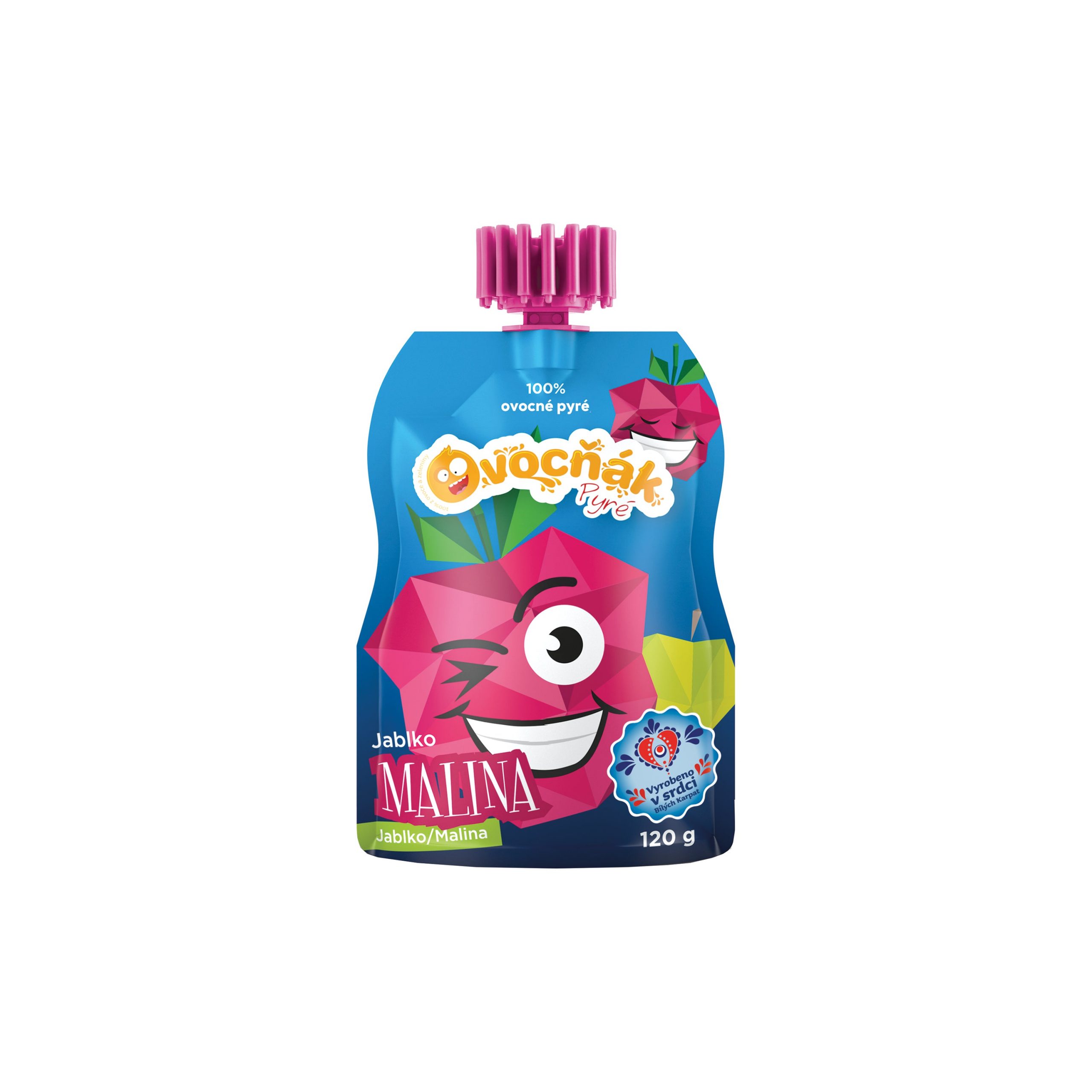 Kapsička jablko-malina 120 g   OVOCŇÁK Kapsička jablko-malina 120 g   OVOCŇÁK