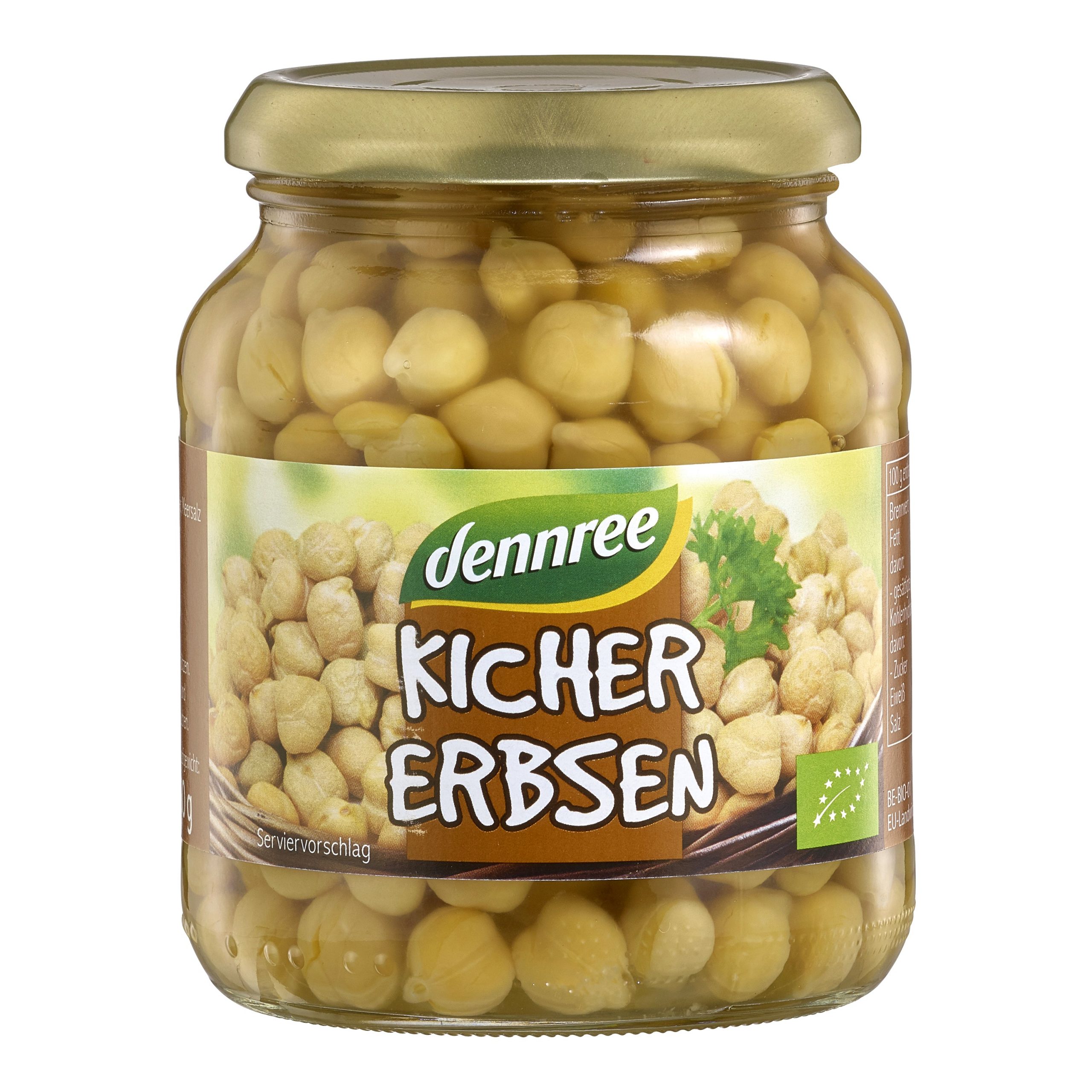 Cizrna ve slaném nálevu 350 g BIO DENNREE Cizrna ve slaném nálevu 350 g BIO DENNREE