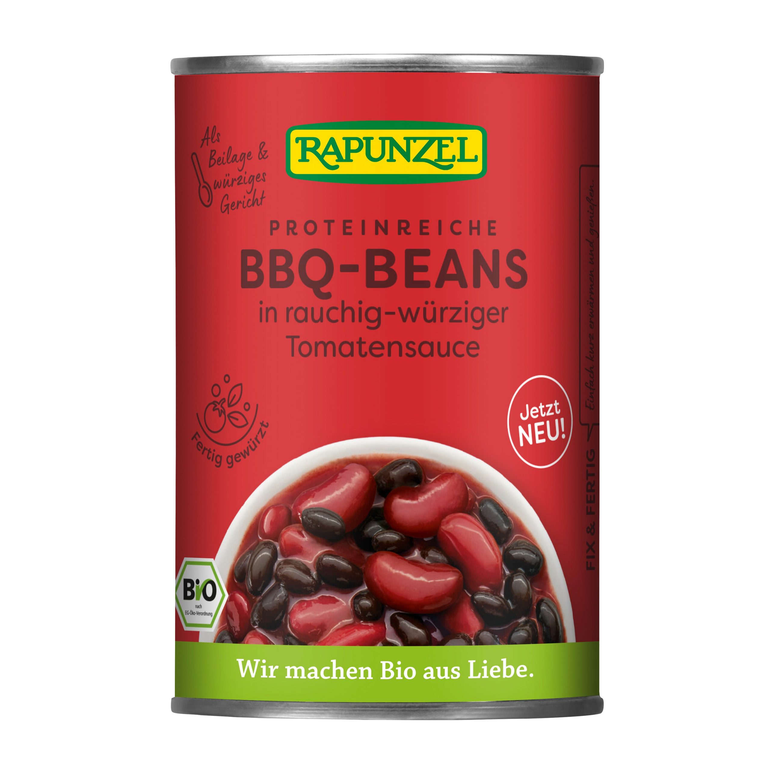 Směs fazolí sterilovaná  Barbecue 400 g BIO   RAPUNZEL Směs fazolí sterilovaná  Barbecue 400 g BIO   RAPUNZEL