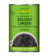Čočka černá beluga sterilovaná 400 g BIO RAPUNZEL