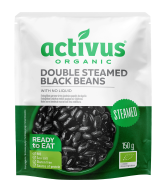 Fazole černá na páře bez nálevu 150 g BIO   ACTIVUS